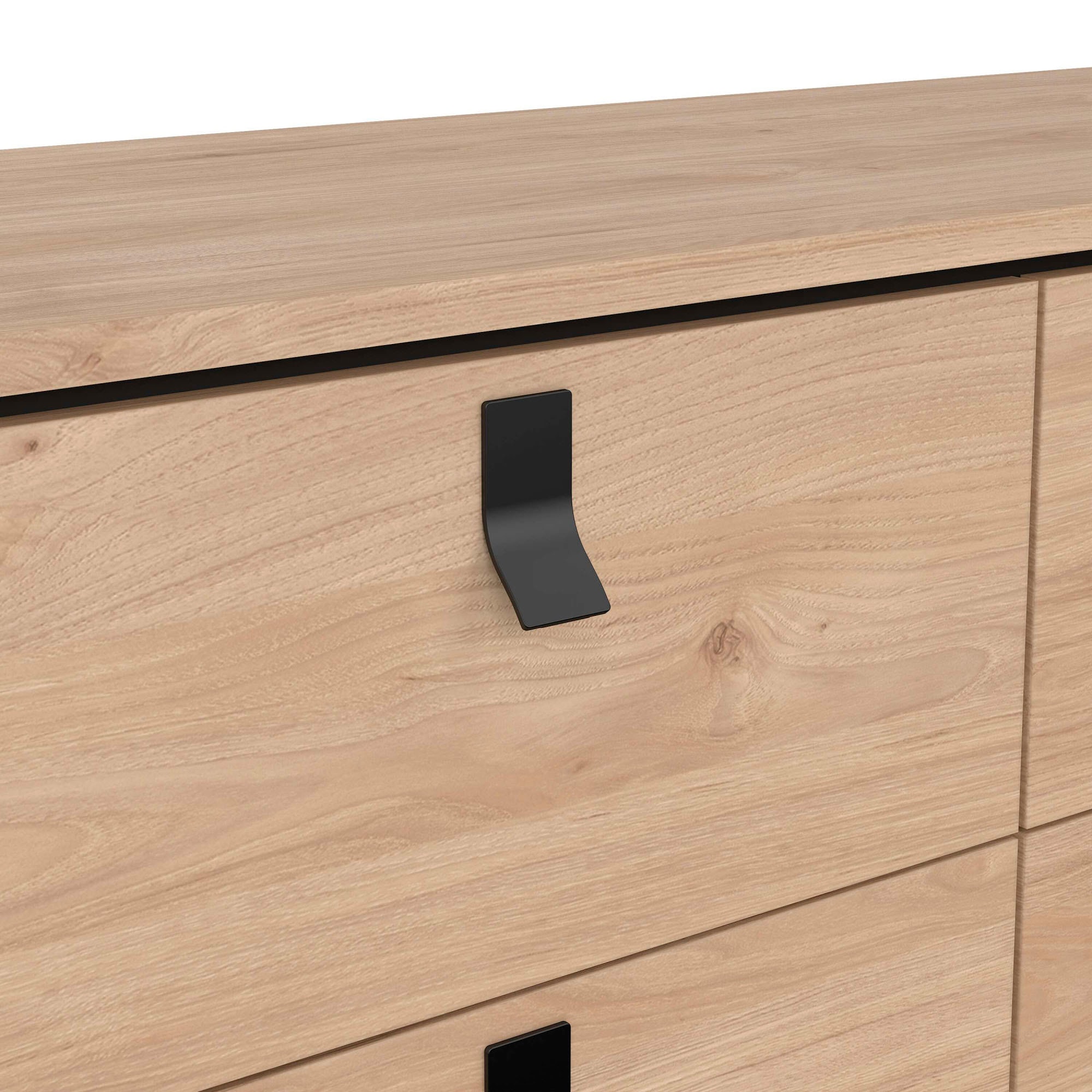 andas Kommode »Ry Aufbewahrung, Schubladenschrank, Stauraum«, Sideboard mit 6 Schubladen, Breite 102 cm, Höhe 95 cm, Massivholzbeine