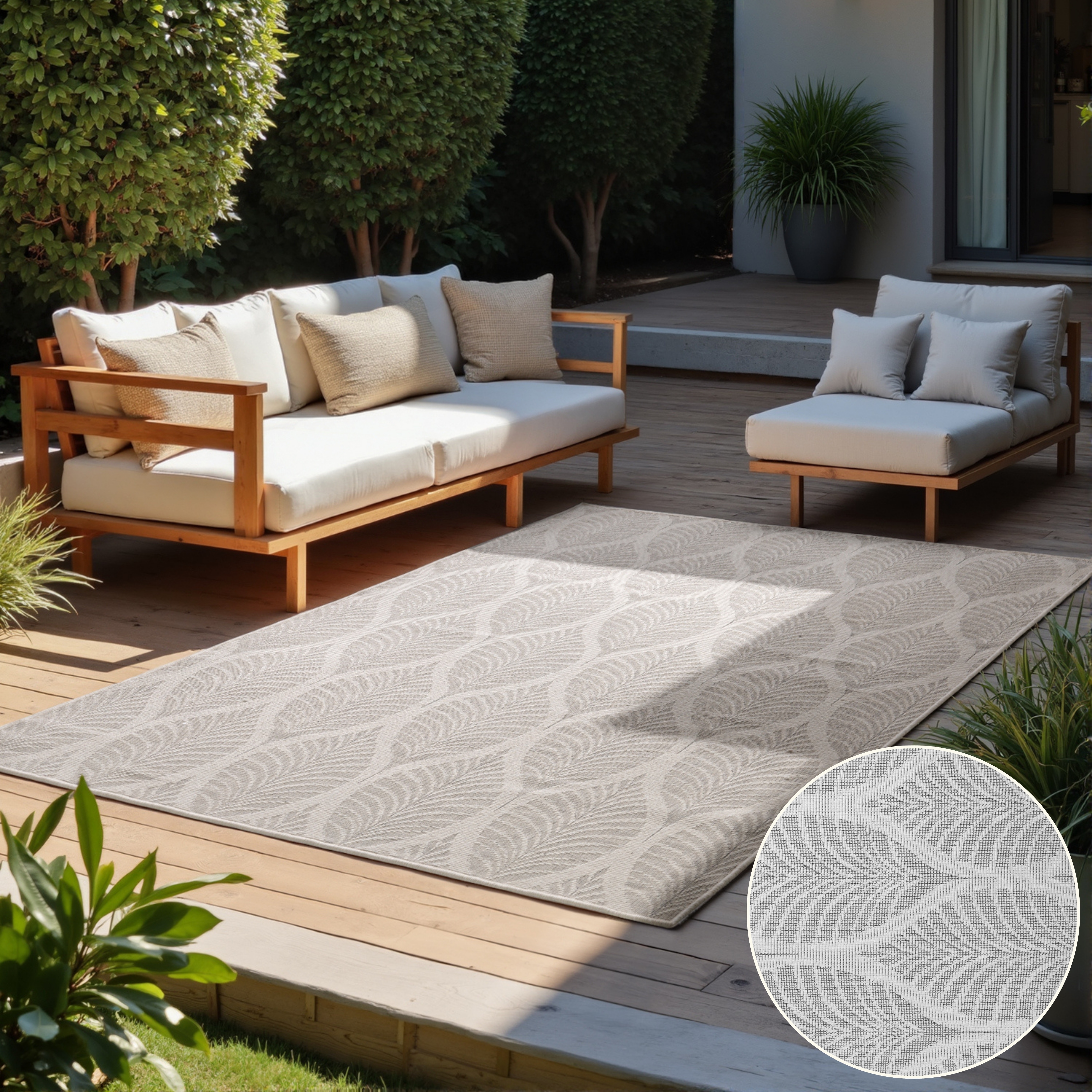 HANSE Home "Liora Wendeteppich" rechteckig 5 mm Höhe Läufer, In und Outdoor, Flachgewebe, wetterfest, pflegeleicht, robust