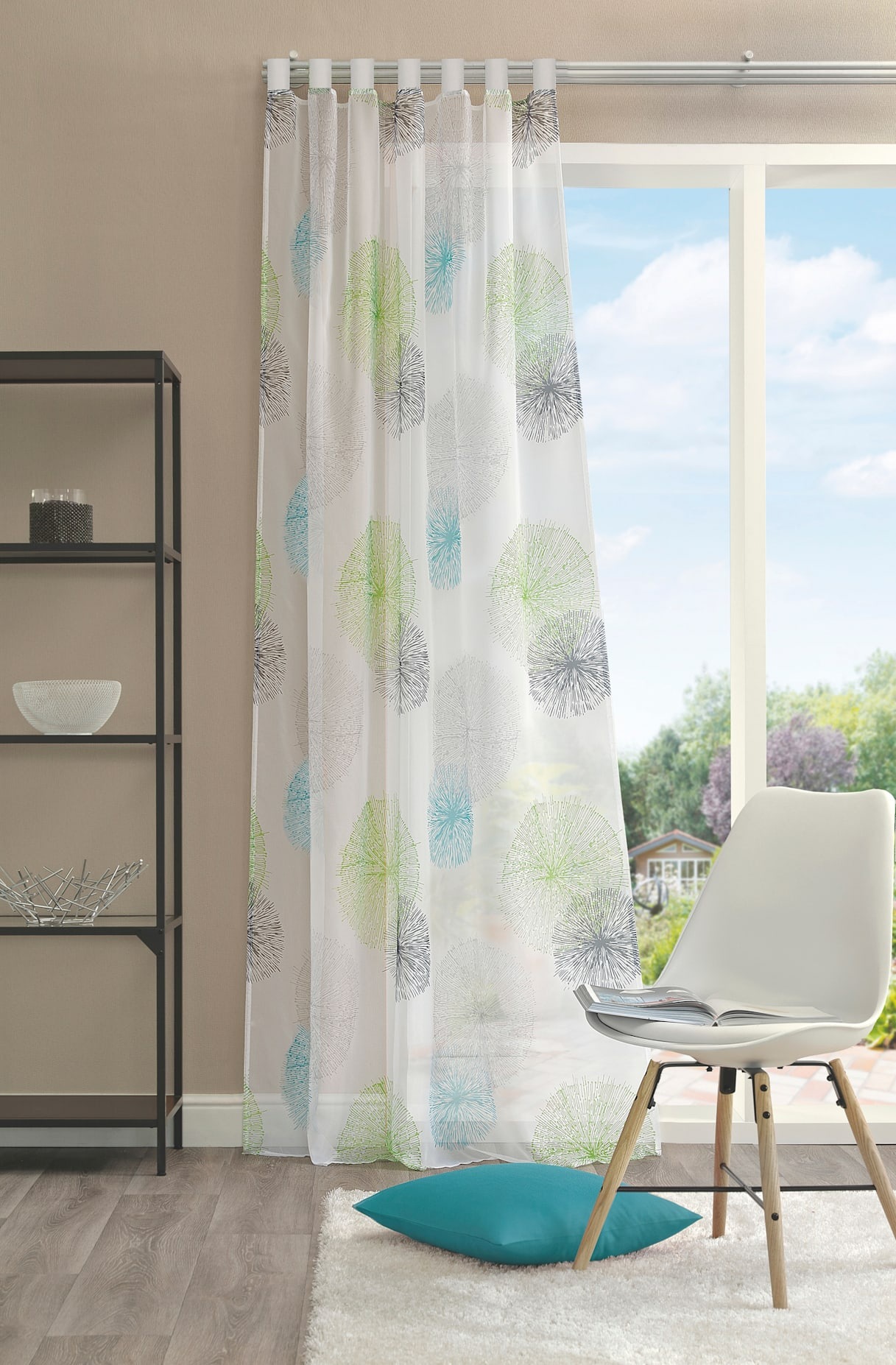 heine home Gardine Schlaufen 1 Stk. tlg.