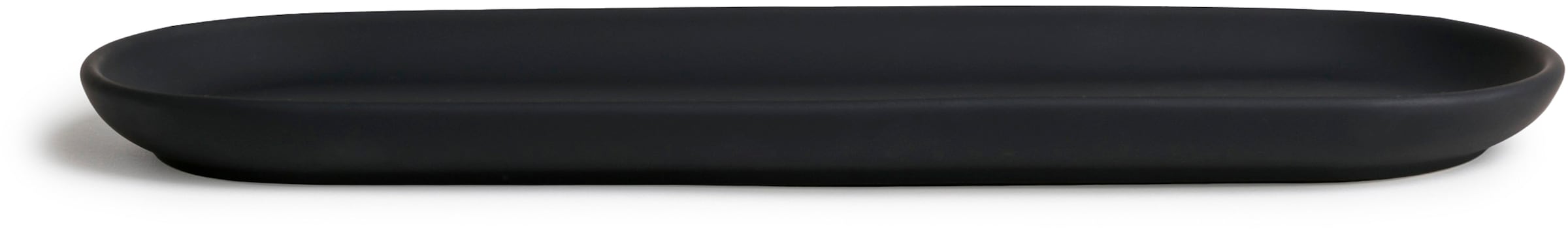 Möve Dekoschale "Black Velvet" aus mattschwarz beschichteter Keramik