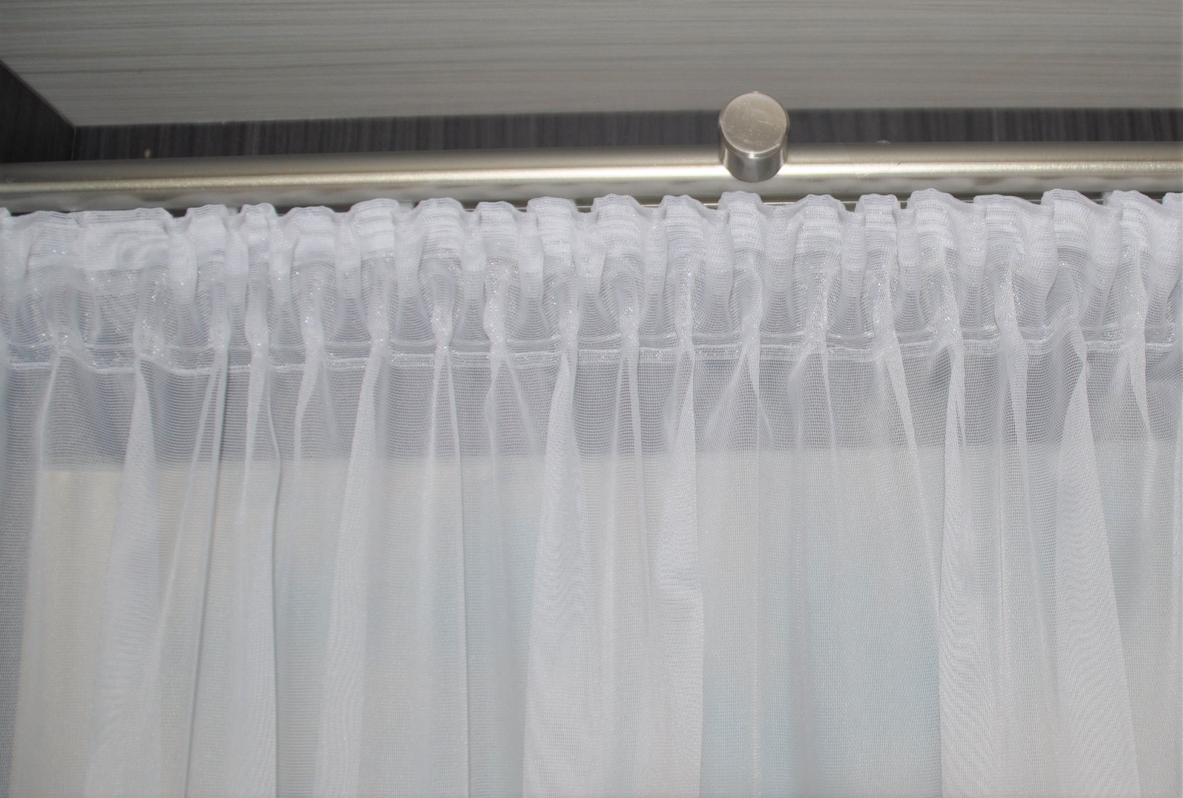 Stickereien Plauen Gardine "Düne" Smokband 1 Stk. tlg. günstig online kaufen