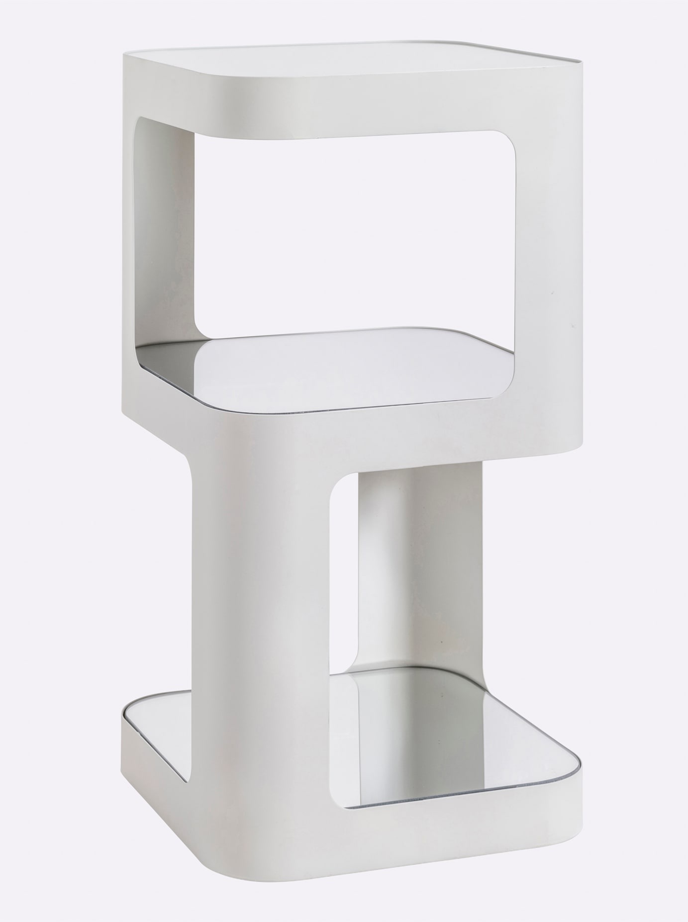 Beistelltisch HEINE HOME, weiß, B:30cm H:57,5cm T:30cm, Tische, Beistelltisch 2