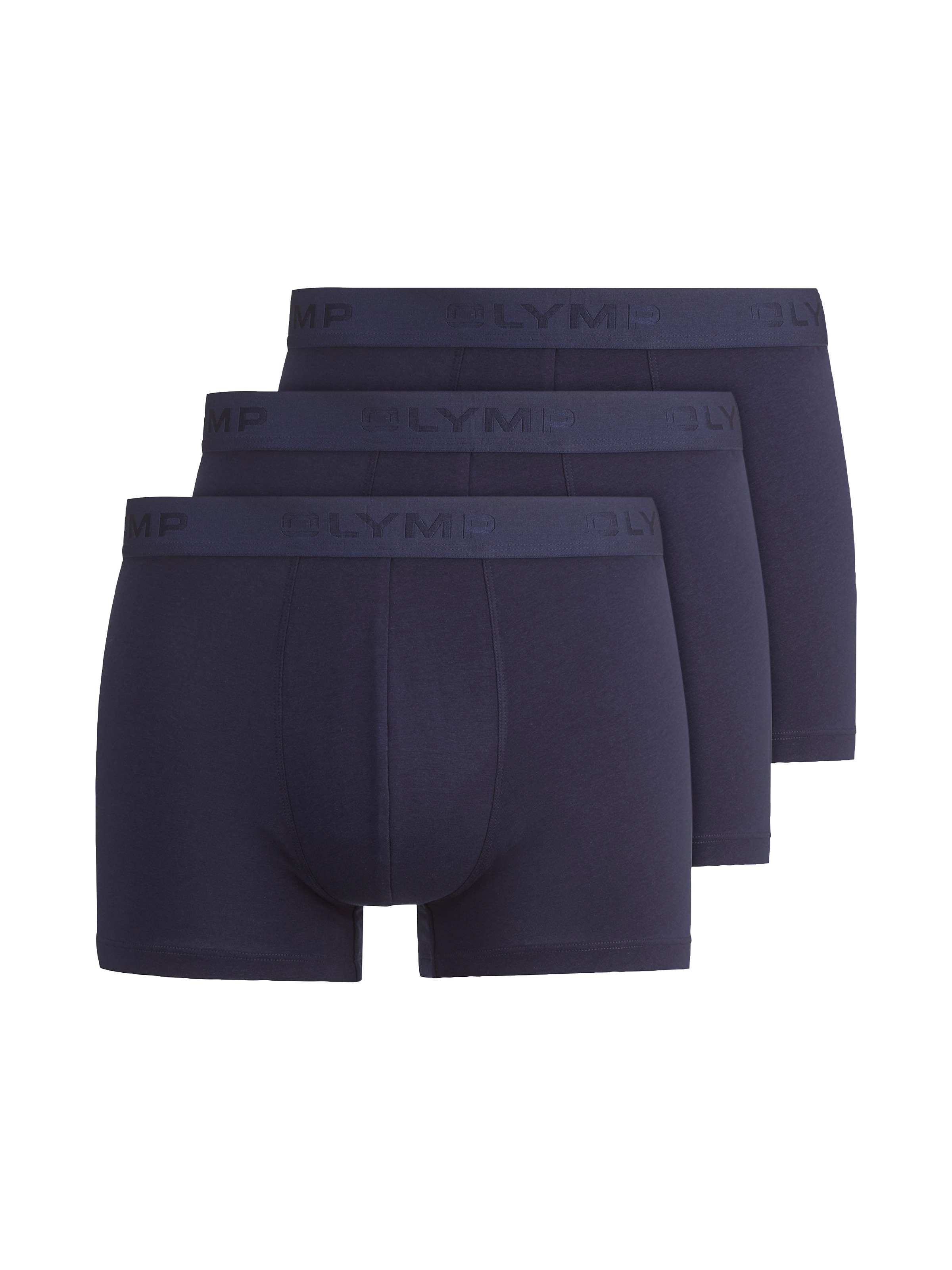 OLYMP Boxershorts Packung, 3er, 3 Stk. tlg., mit Ton-in-Ton Markenlogo günstig online kaufen