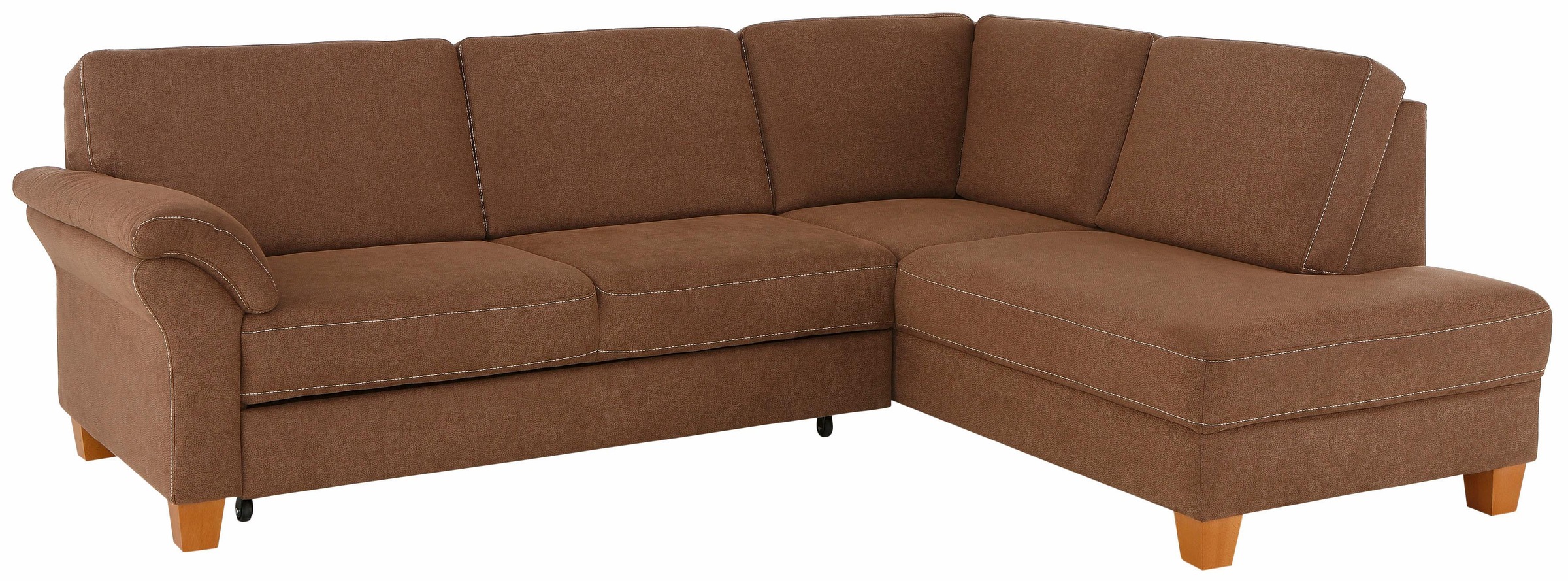 Thumbnail - Home affaire Ecksofa "Borkum L-Form" mit Federkern, wahlweise mit Bettfunktion