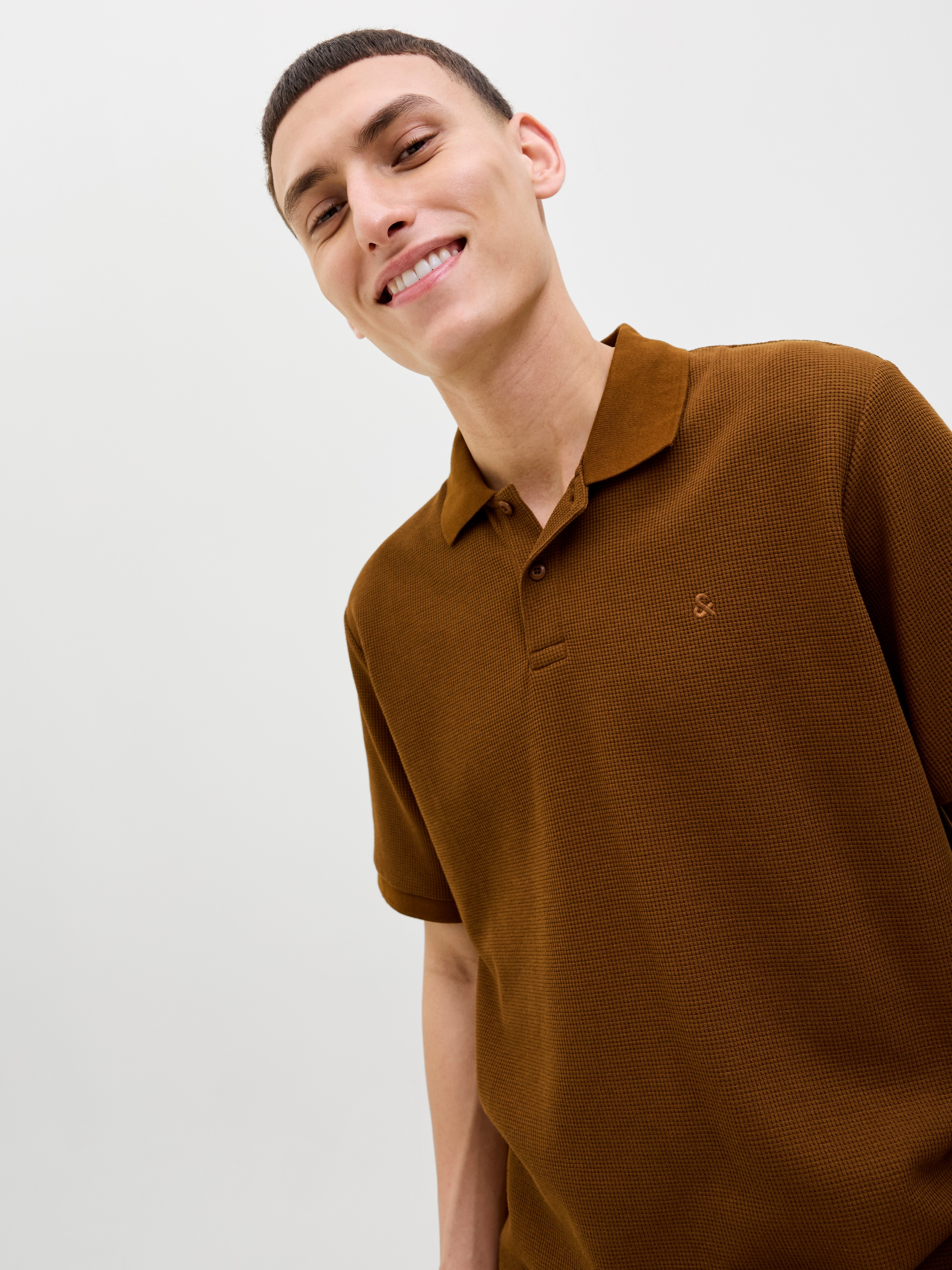 Jack & Jones Poloshirt "JJEAUSTIN POLO SS NOOS" Materialmix, regular fit günstig online kaufen