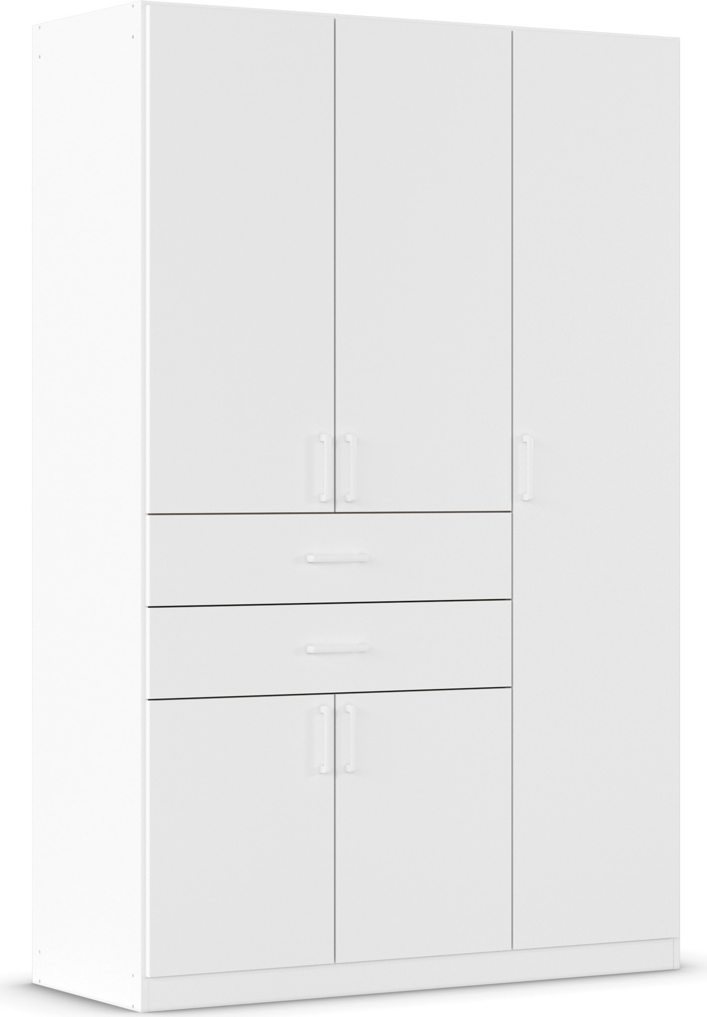 rauch "Kleiderschrank Schrank Garderobe MAIKA mit Dekor-Front" 2 Schubladen, in verschiedenen Breiten, Höhen, Farben, MADE IN GERMANY