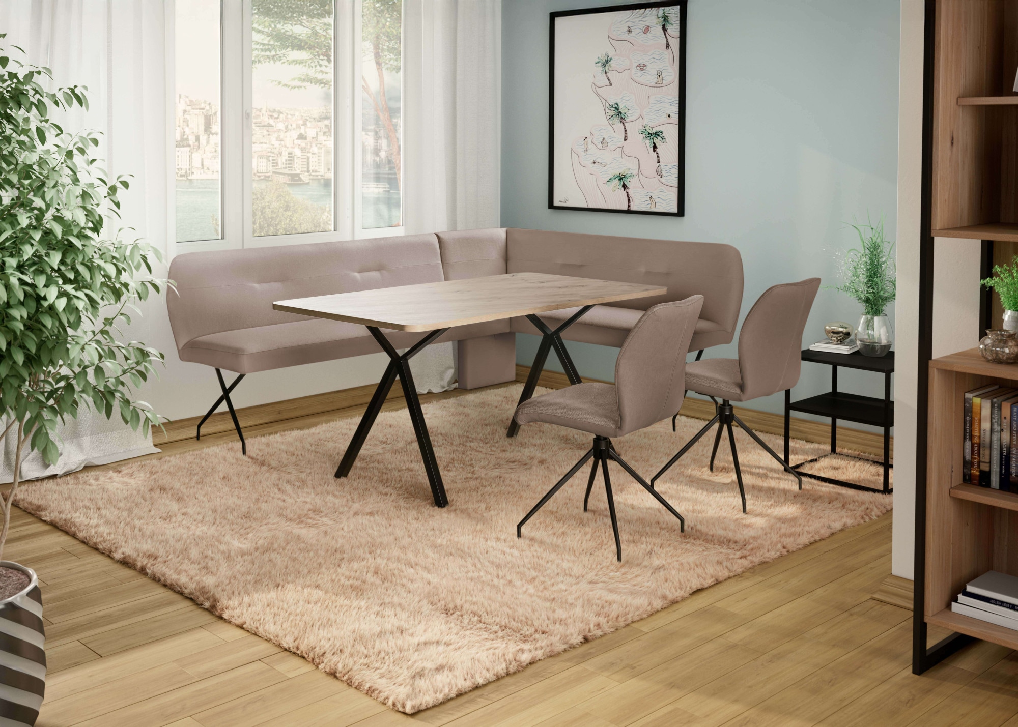 OTTO home Eckbankgruppe "Bruna Essecke, Sitzgruppe, Eckbankgruppe, Küchenba günstig online kaufen