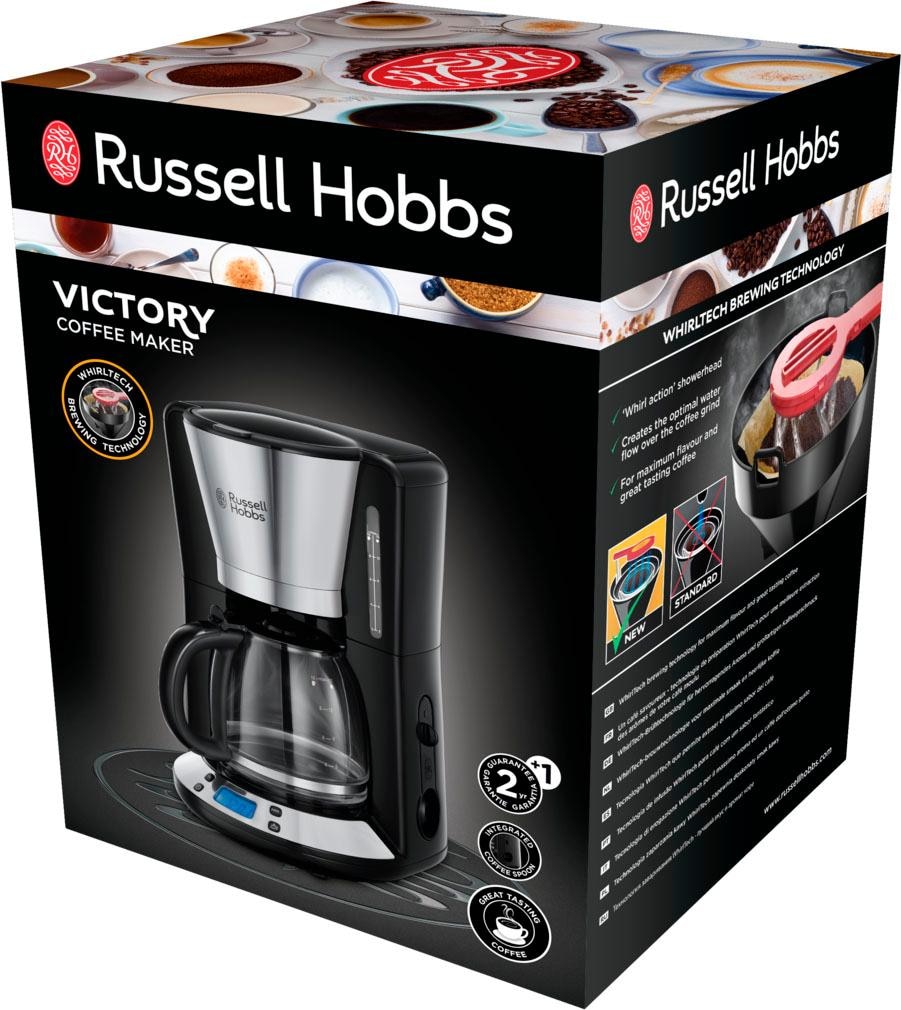 RUSSELL HOBBS Filterkaffeemaschine »Victory 24030-56«, 1,25 l Kaffeekanne, 1x4, Digitale Glas-Kaffeemaschine