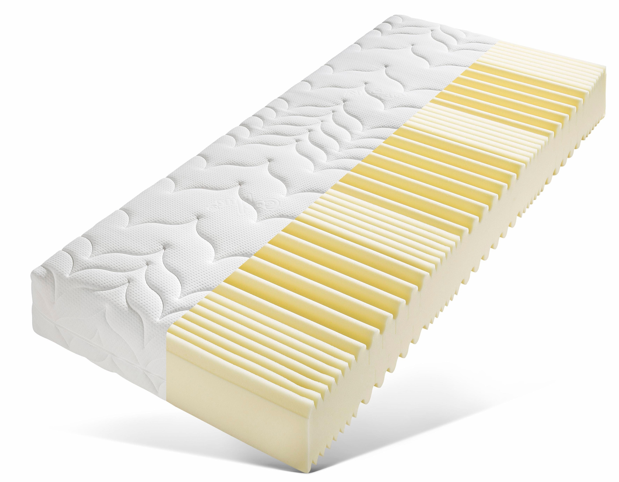 Kaltschaummatratze BECO, B:160cm H:23cm L:200cm, weiß, Bezug: 100% Polyester, Matratzen, "Luxus-Matratze für Gewichtige, hohe Matratzenhöhe und