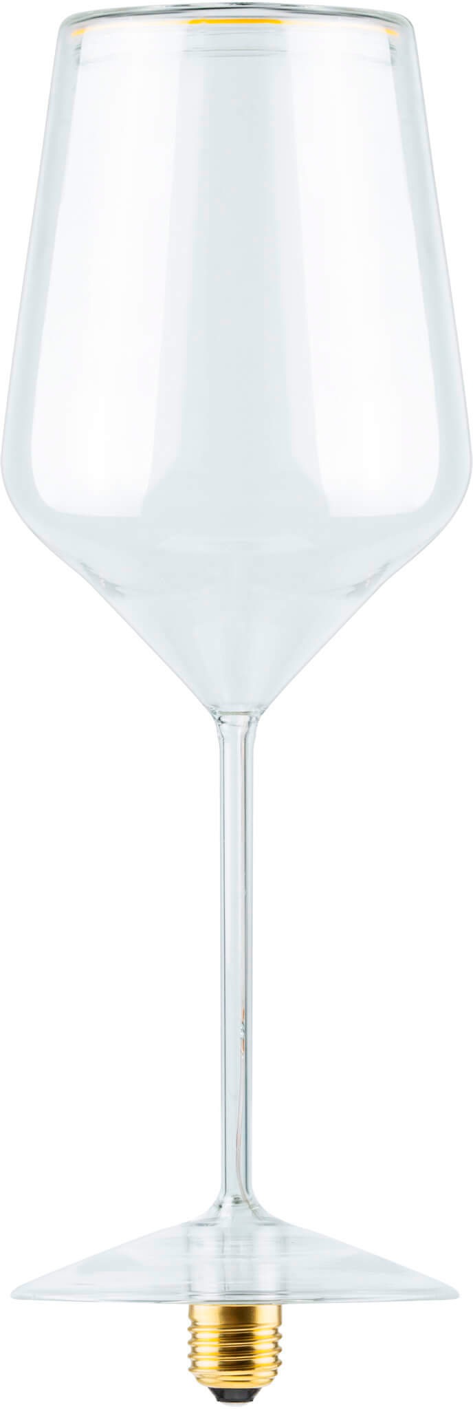 SEGULA LED-Leuchtmittel »LED Floating Rosé Wine clear«, E27, 1 St., Extra-Warmweiß, handmade
