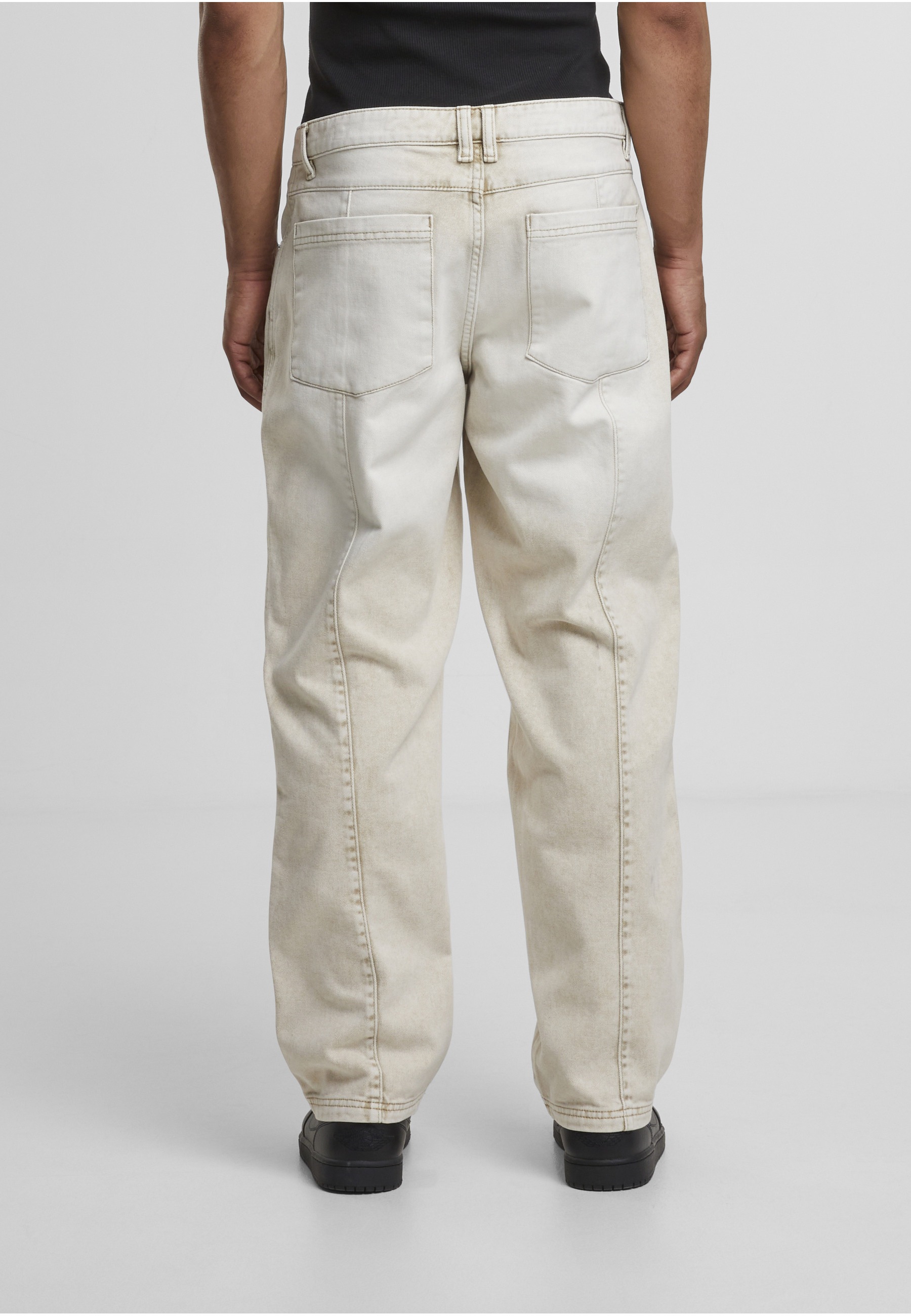URBAN CLASSICS Bequeme Jeans »Urban Classics Wide Leg Denim With Dividing Seams«