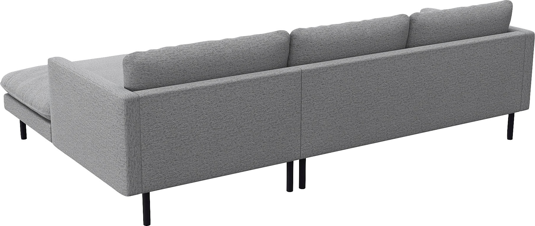 FLEXLUX Ecksofa »Bolzano, elegant und bequem, L-Form«, Sitzaufbau mit Kaltschaum & Stahl-Wellen, loose Sitz -& Rückenkissen