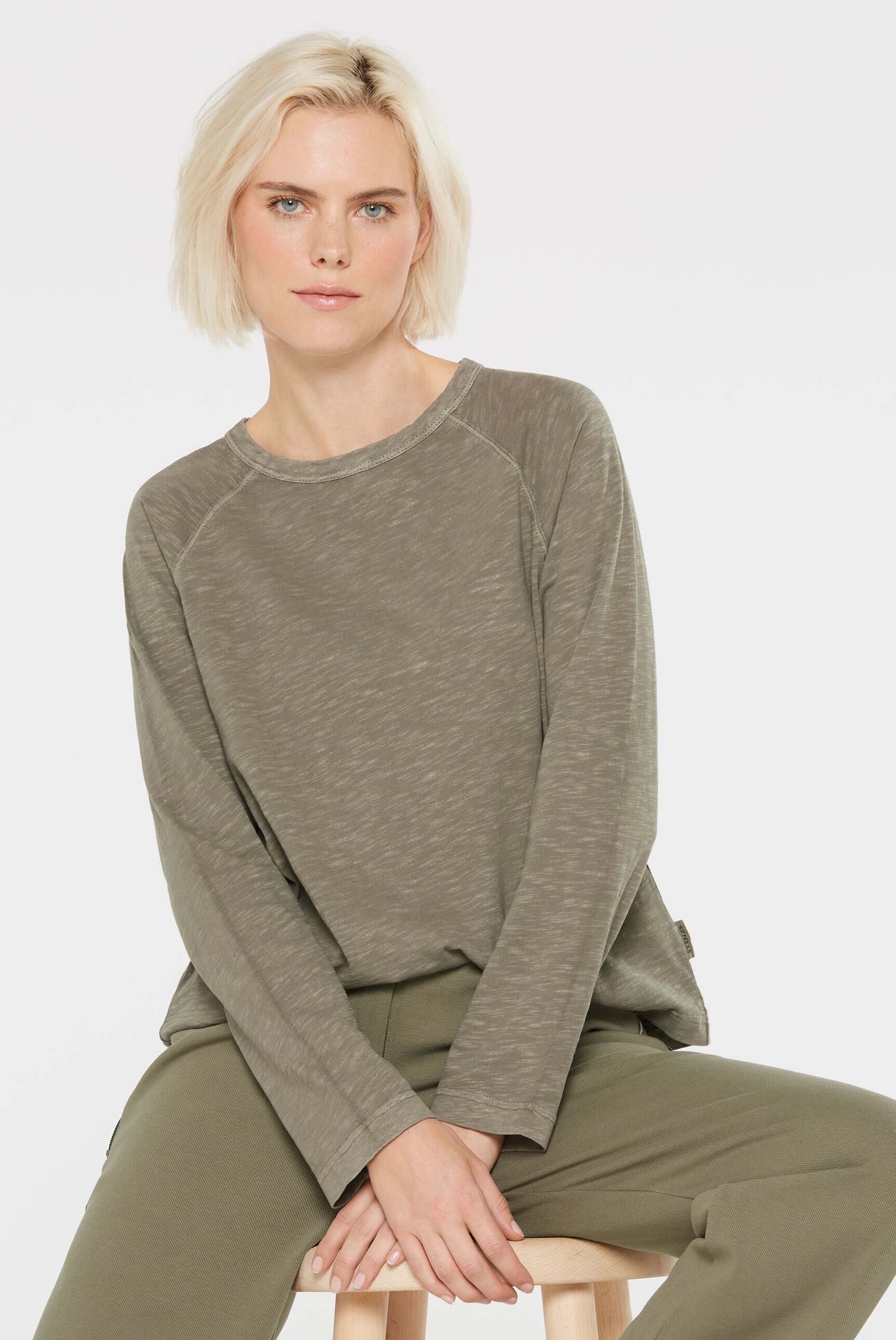 SENSES.THE LABEL Rundhalsshirt, aus Baumwolle günstig online kaufen