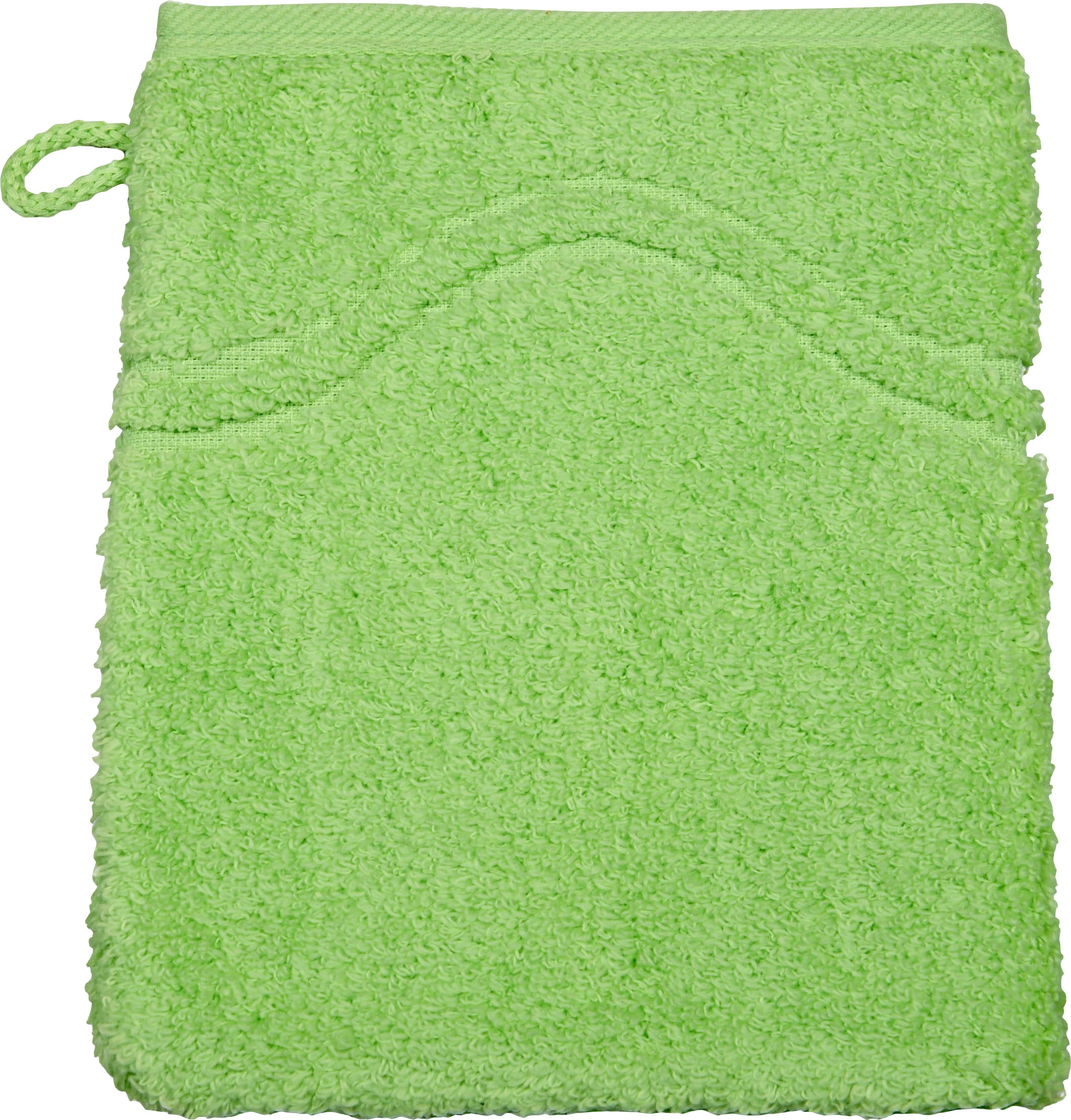 Thumbnail - ROSS Waschhandschuh "Cashmere feeling" mit Wellen-Bordüre