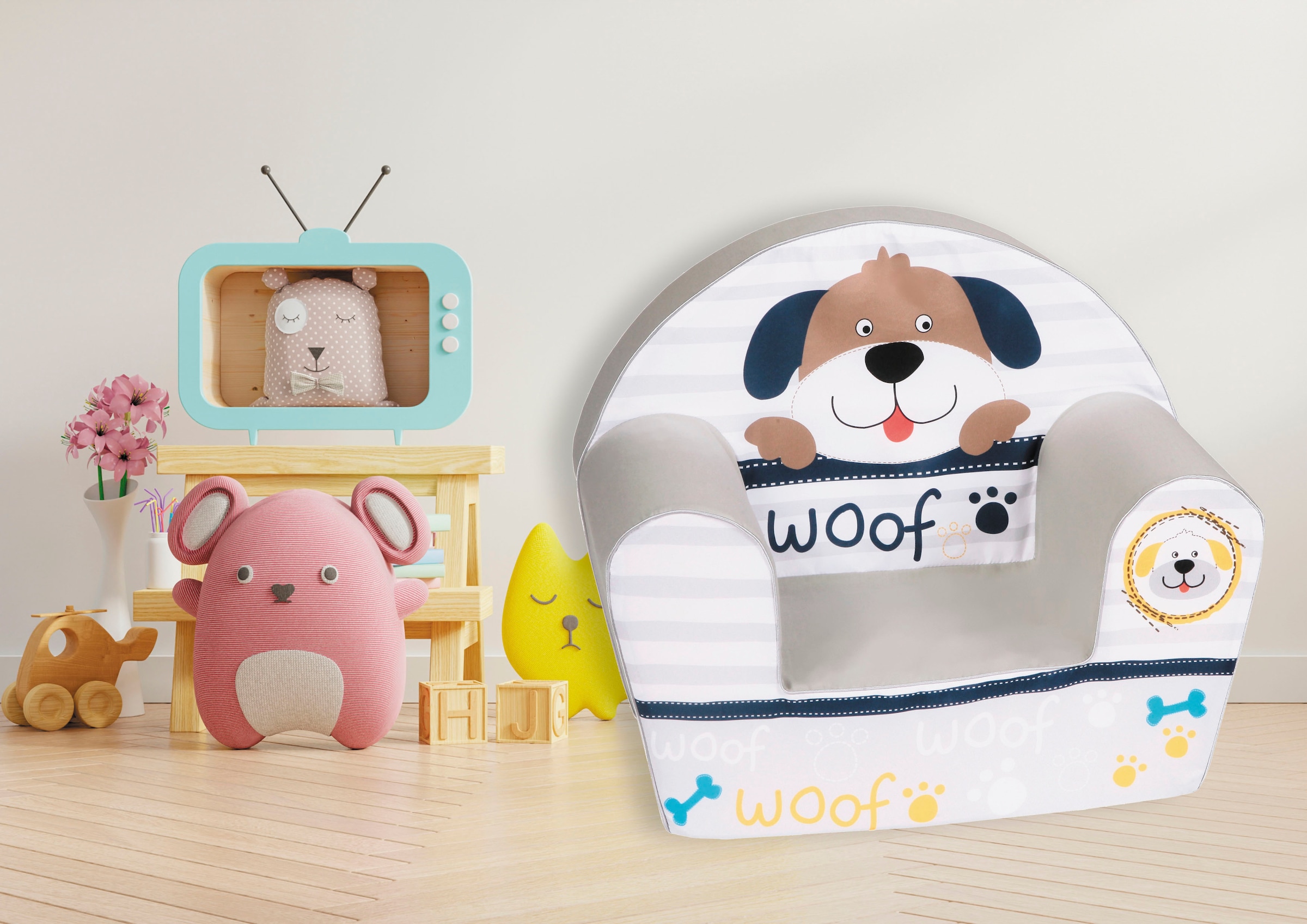 Knorrtoys® Sessel »Woof«, für Kinder; Made in Europe