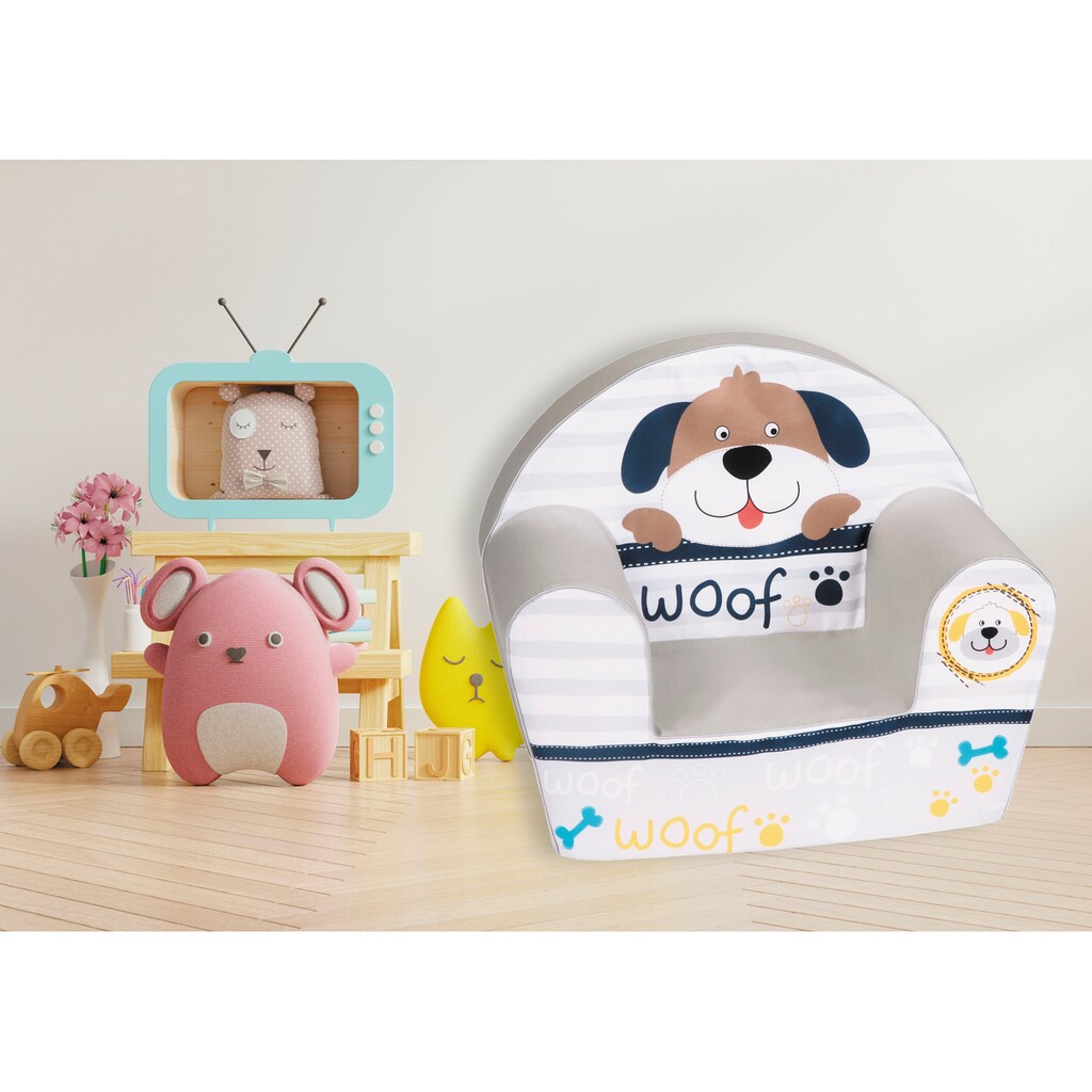 Knorrtoys® Sessel »Woof«, für Kinder; Made in Europe