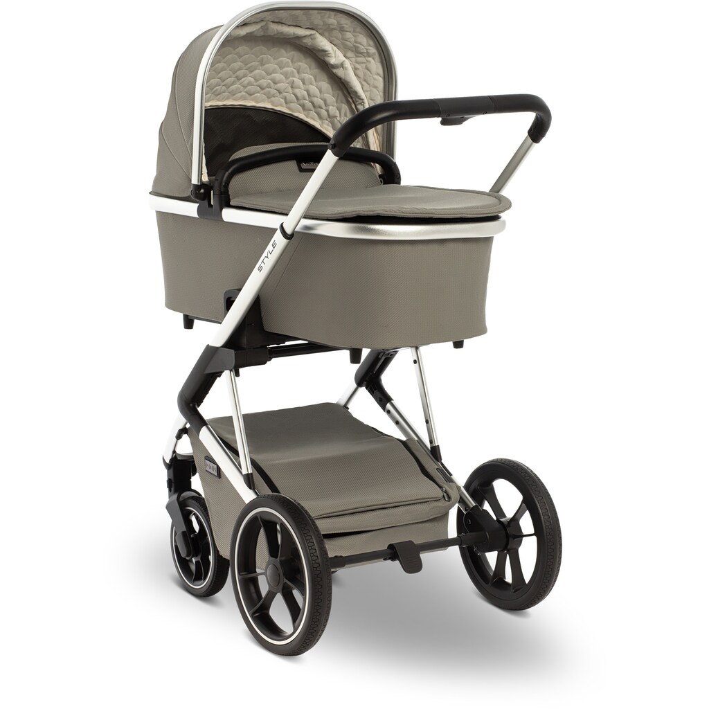 Moon Kombi-Kinderwagen »Style, taupe«, 22 kg, ; Kinderwagen