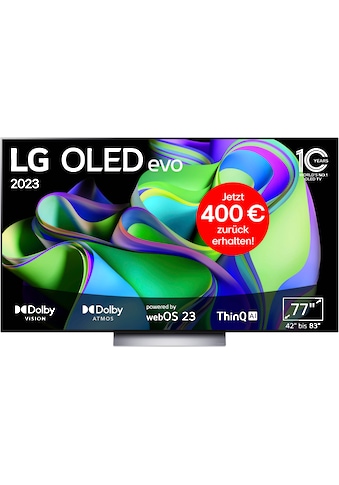 LG OLED-Fernseher »OLED77C37LA« 195 cm/77...