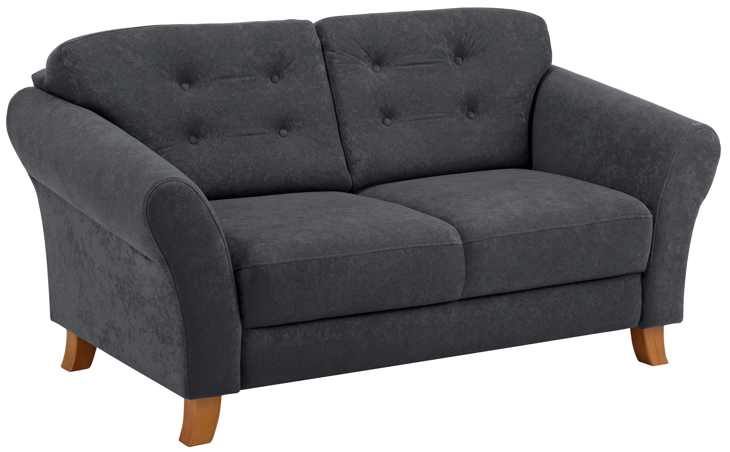 Home affaire 3-Sitzer »Trondheim« mit Federkern, Knopfheftung im Rücken