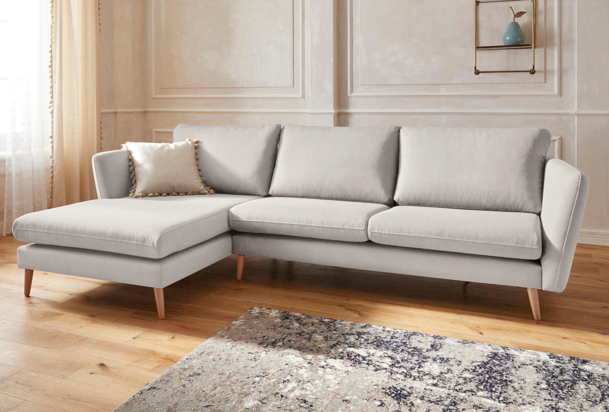 Guido Maria Kretschmer Home&Living Ecksofa »Cergy«, in skandinavischem Stil mit Beinen... kaufen