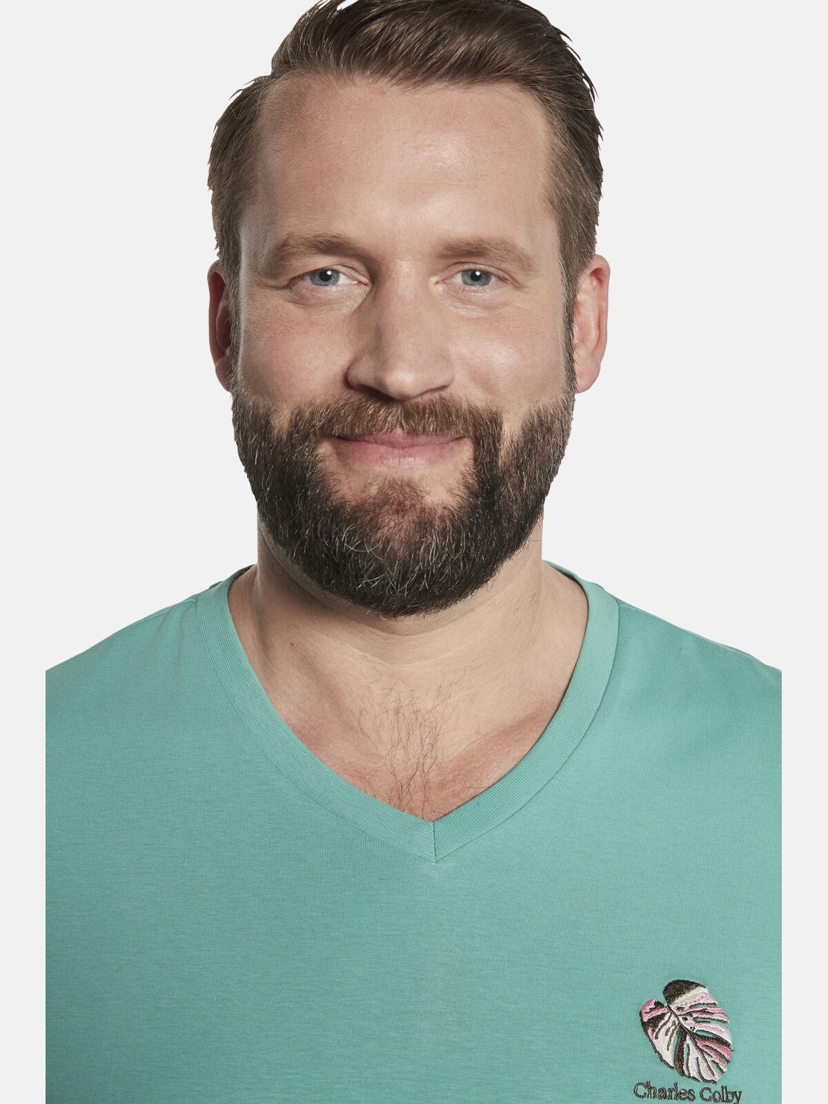 Charles Colby T-Shirt »Doppelpack T-Shirt EARL RHODIN«, (1 tlg.), in zwei Farbvarianten