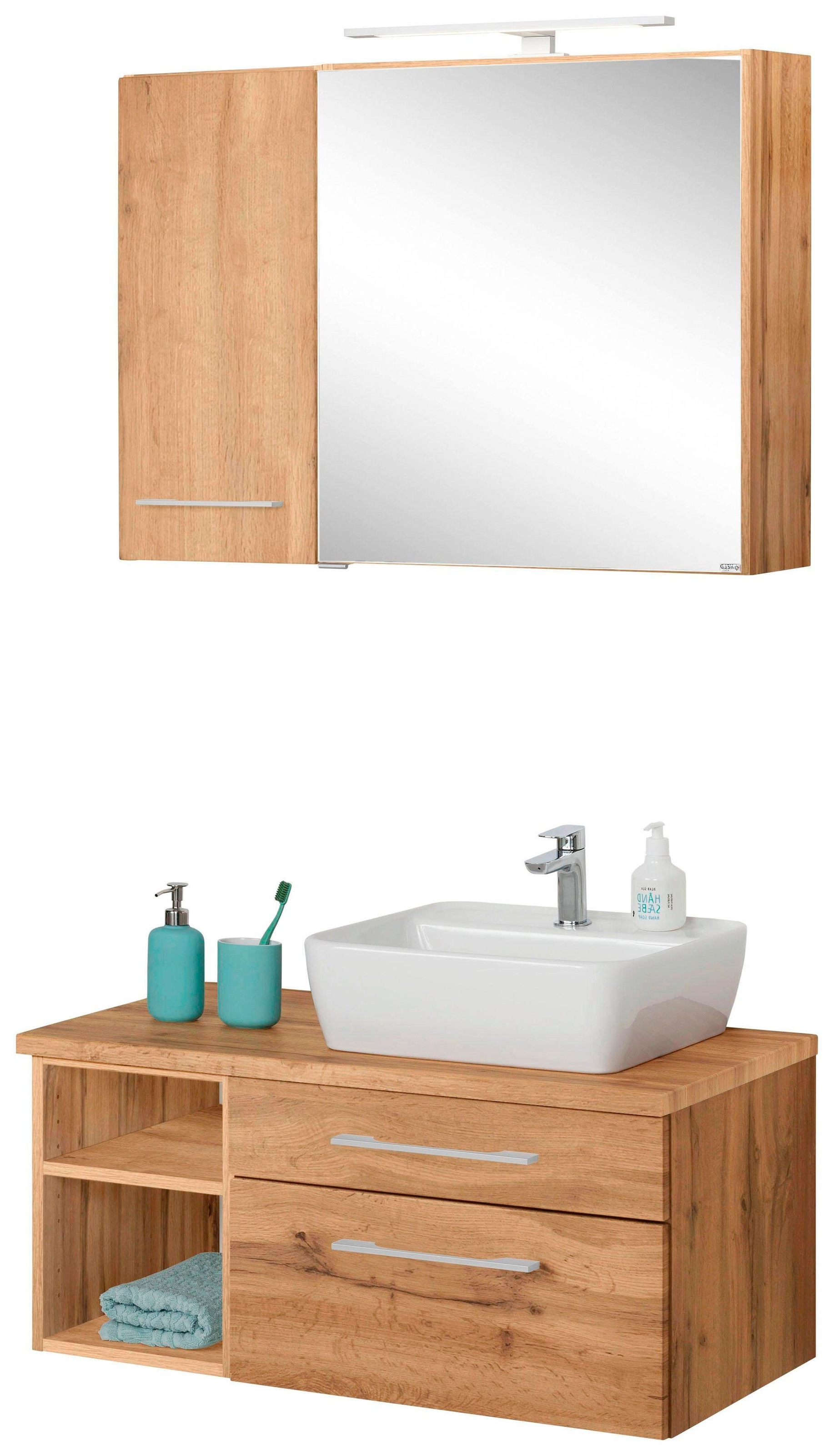 welltime Badmöbel-Set "Davos" 3 Stk. tlg. günstig online kaufen