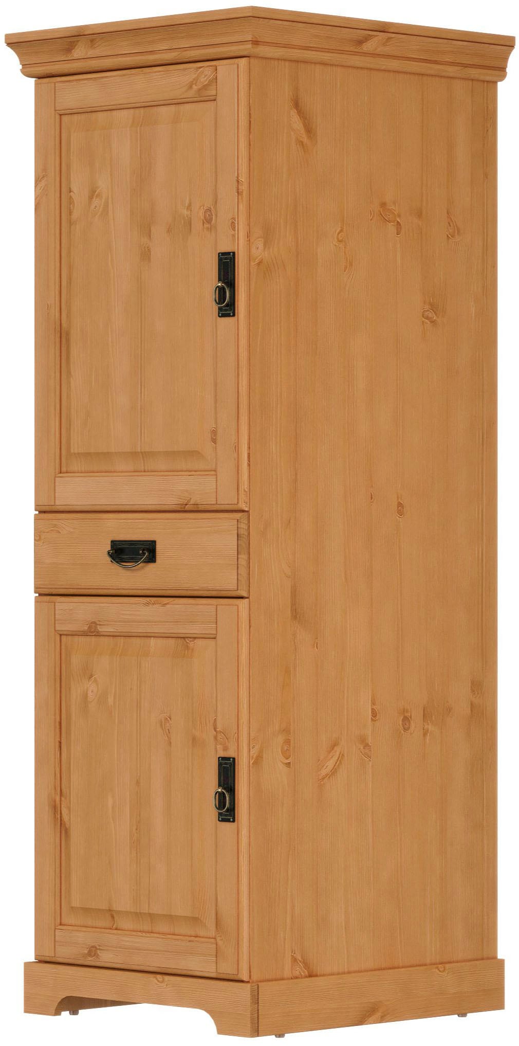 Home affaire Vorratsschrank »Rügen«, Breite 47 cm, Kiefer massiv, 2 Türen, 1 Schubkasten