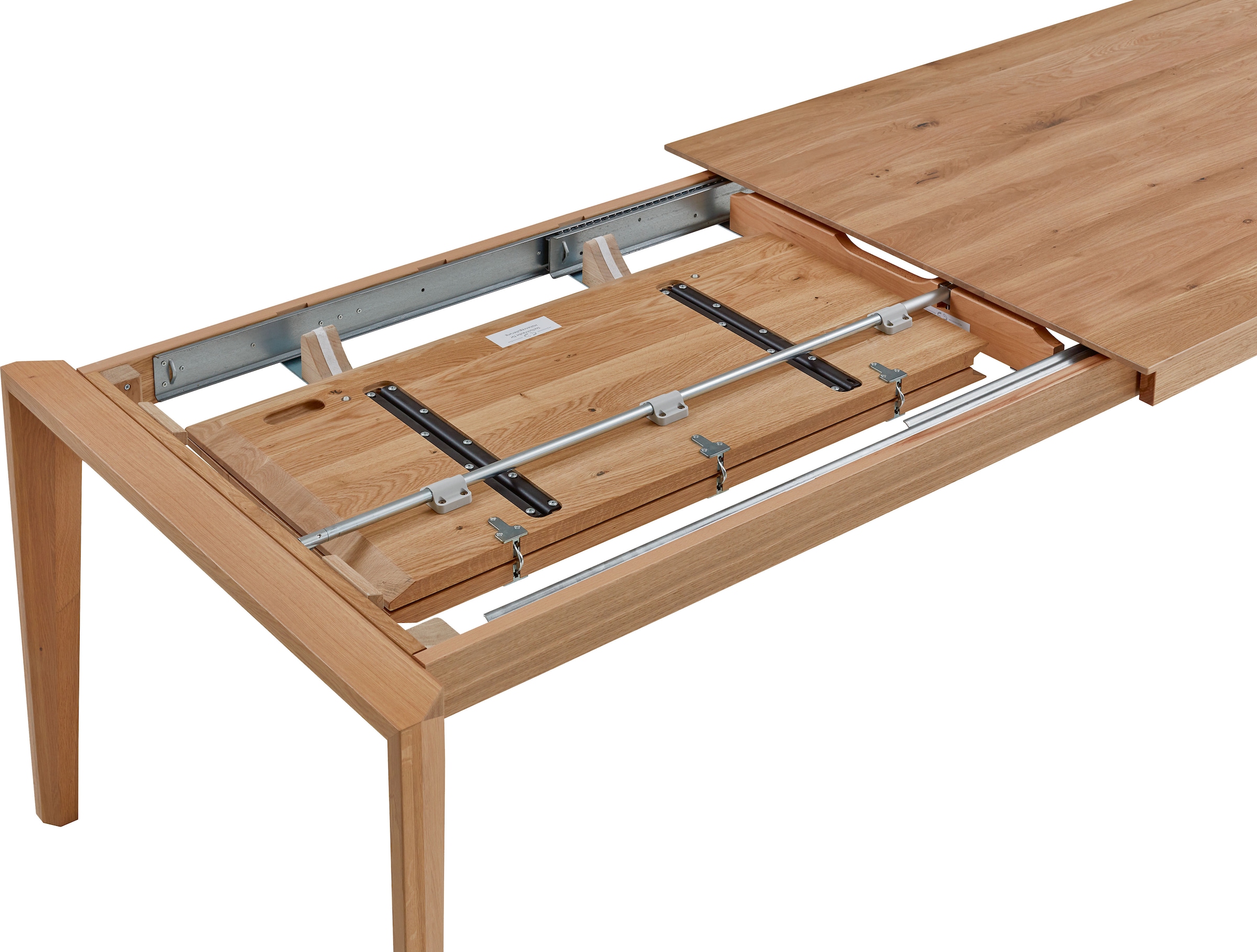 Innostyle Esstisch »Sonate«, (2 St.), geteilte Platte in moderner Plankenoptik