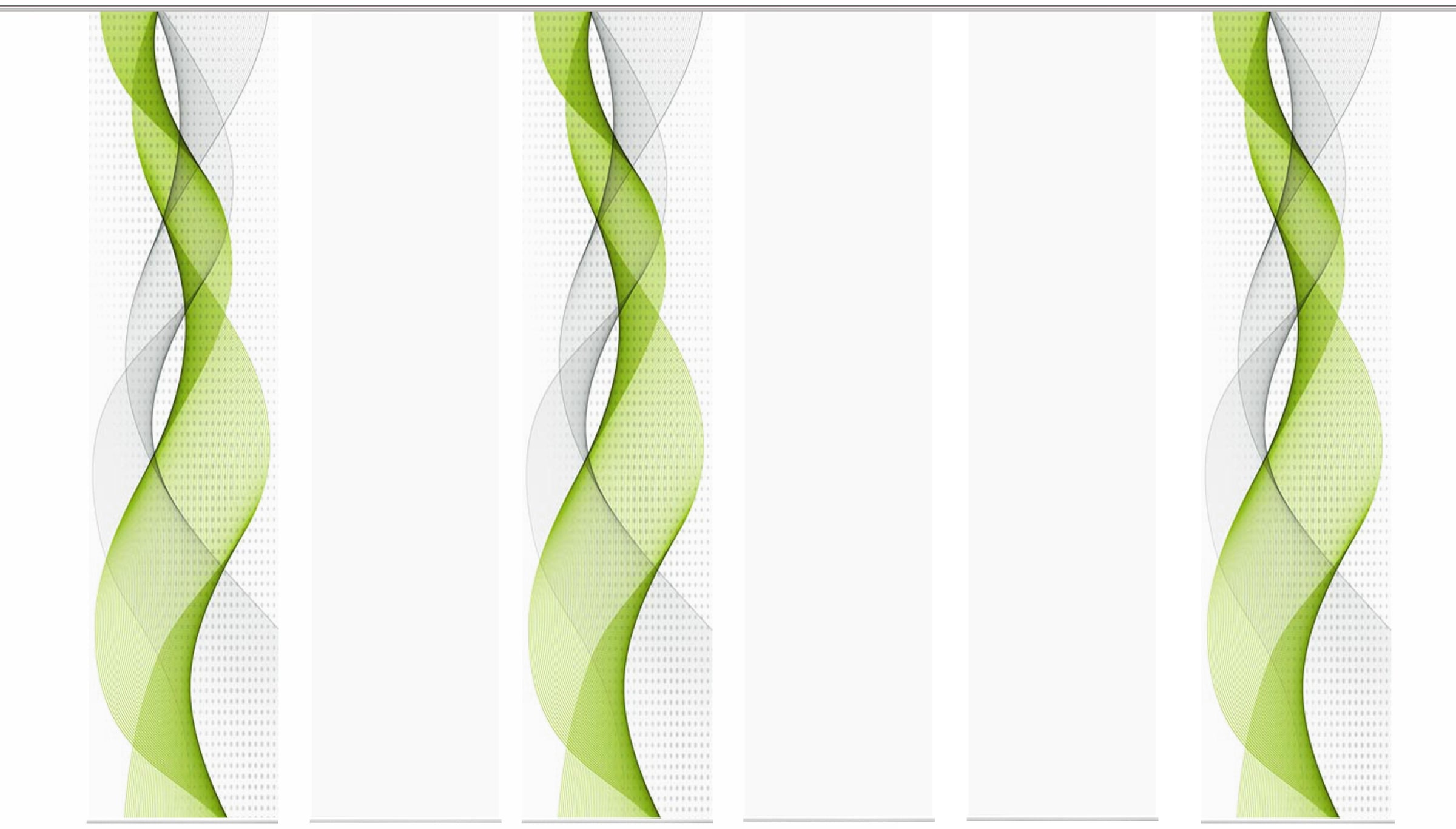 HOME WOHNIDEEN Schiebegardine »OPALIA 6ER SET«, (6 St.), HxB: 245x60