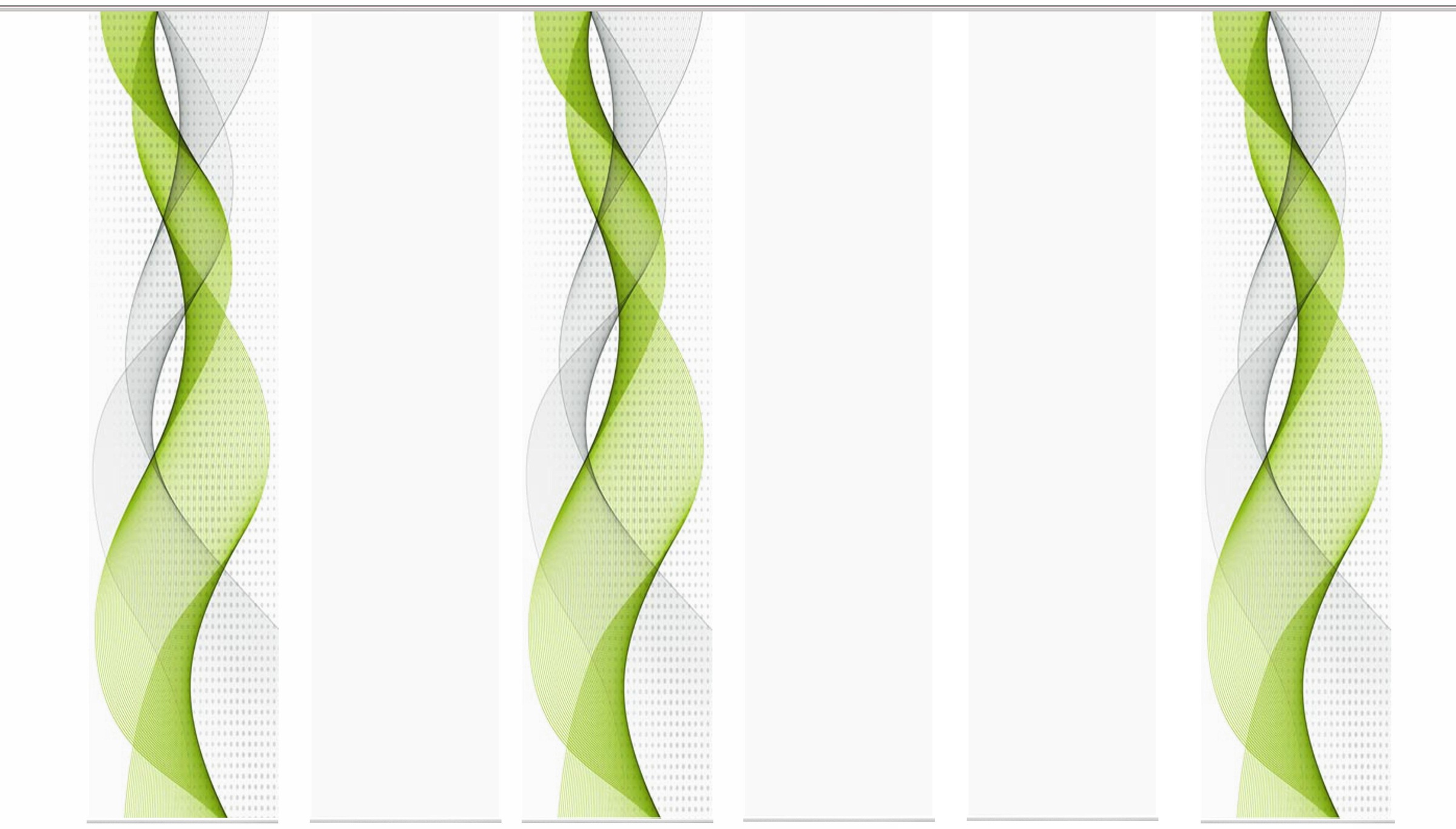 Thumbnail - HOME WOHNIDEEN Schiebegardine "OPALIA 6ER SET" Paneelwagen 6 Stk. tlg. HxB: 245x60