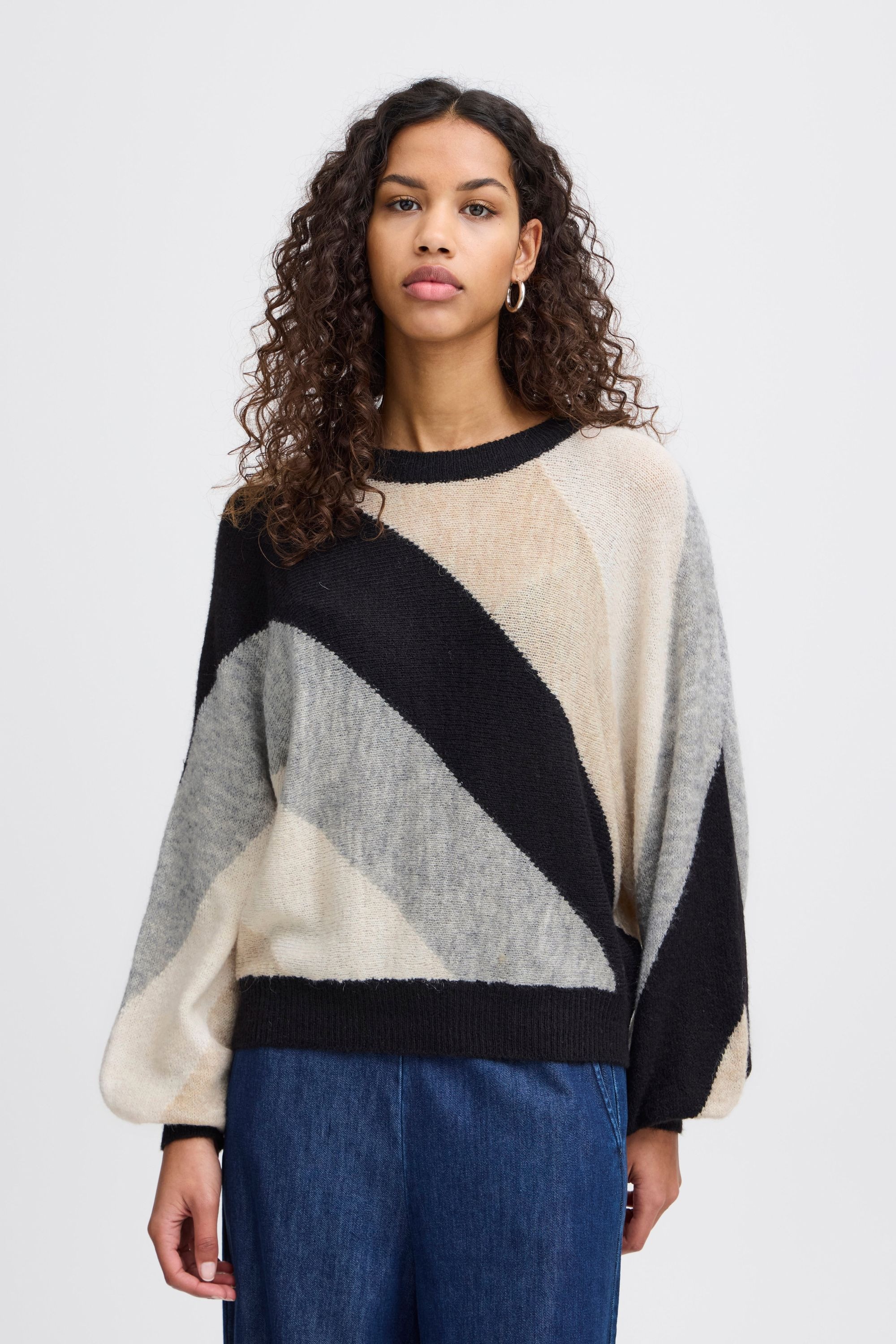 Ichi Strickpullover »Strickpullover IHKAMARA LS SHORT2«