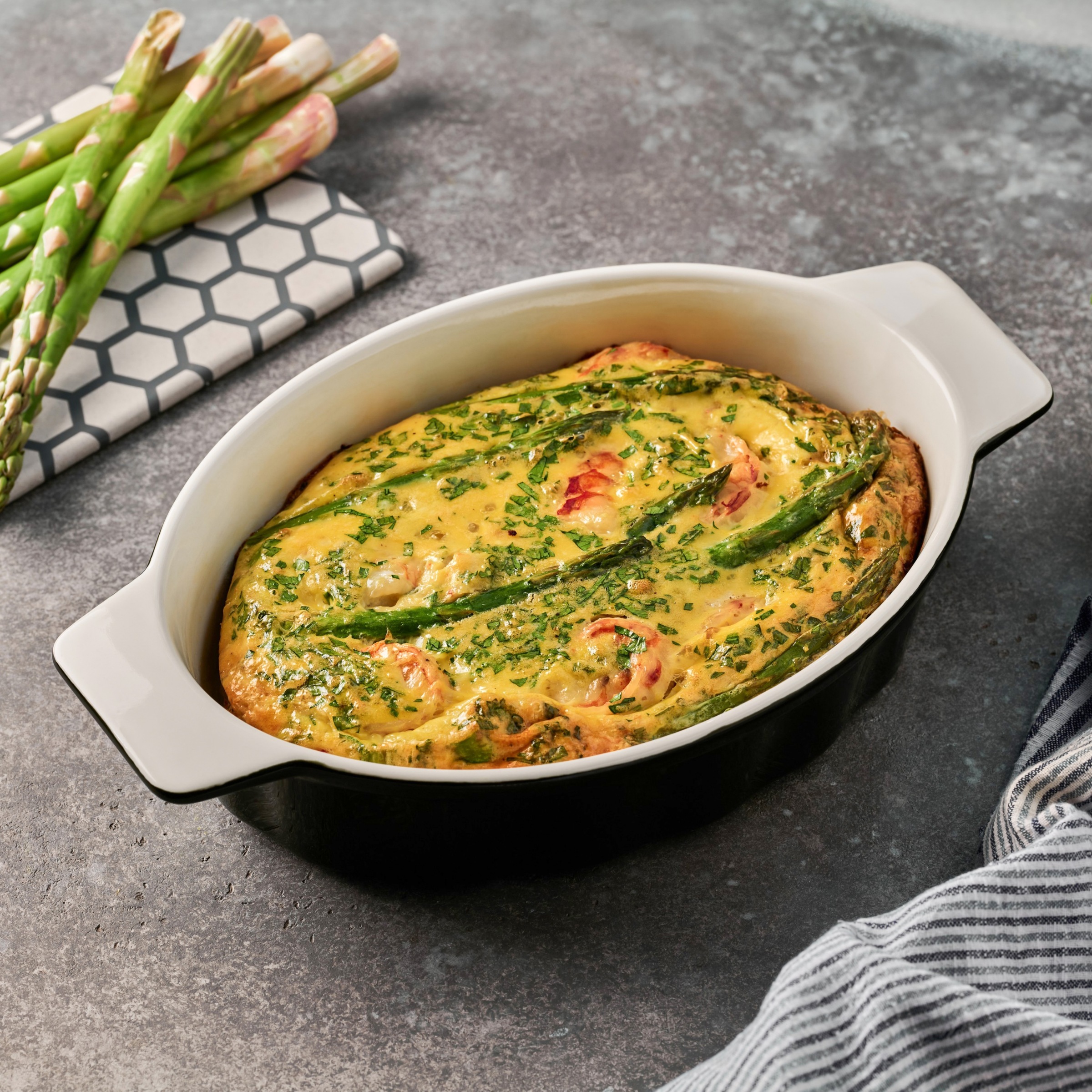 RESTO Kitchenware Auflaufform »Fornax Backform Lasagneform Ofenform, 1,9 Liter, Spülmaschinengeeignet«, Keramik, (1 St.), Oval aus Keramik, dunkelgrün, für Brot, Lasagne, Brownie, Kuchen