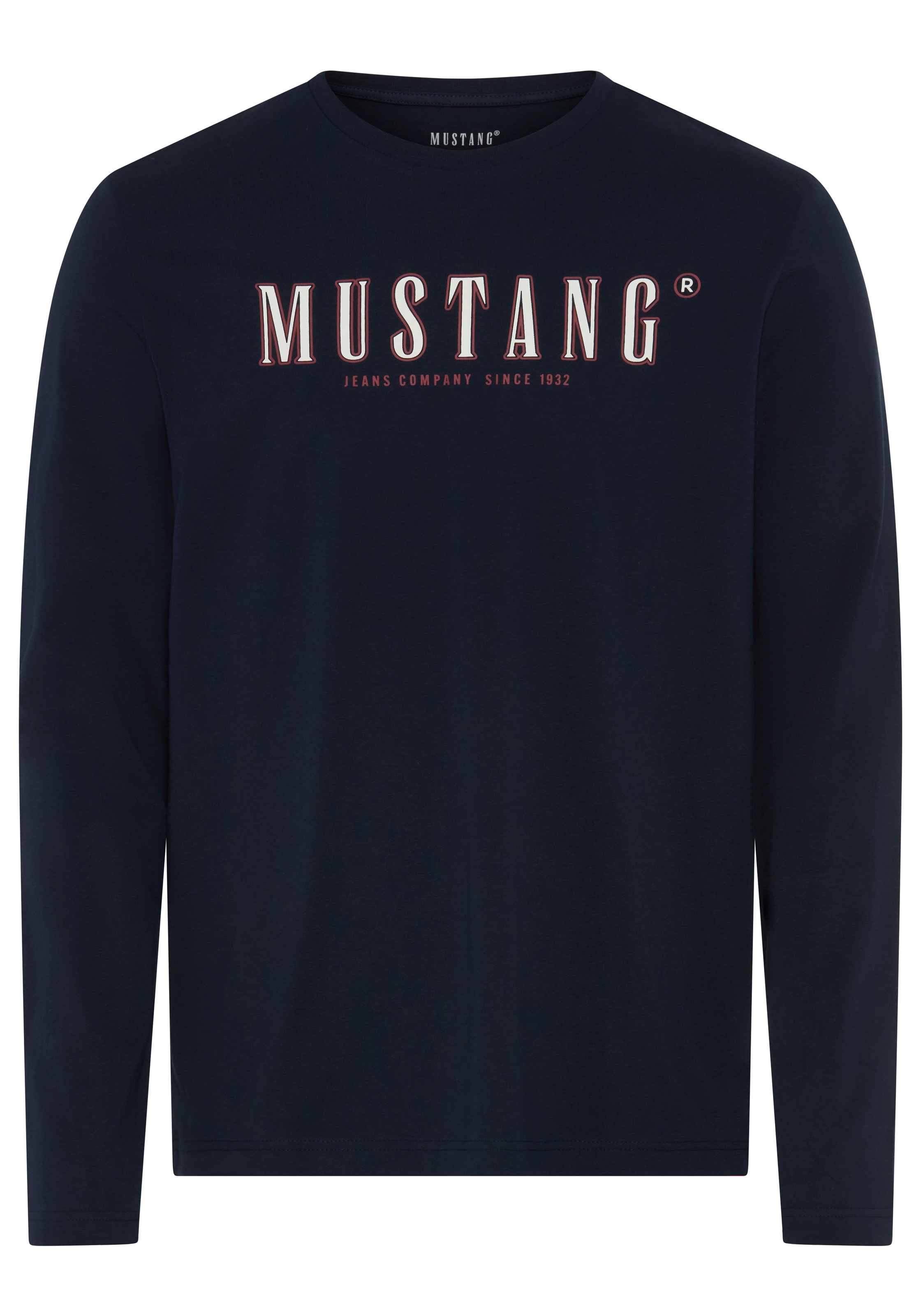 MUSTANG Langarmshirt »Style Adrian« plakativ bedruckt