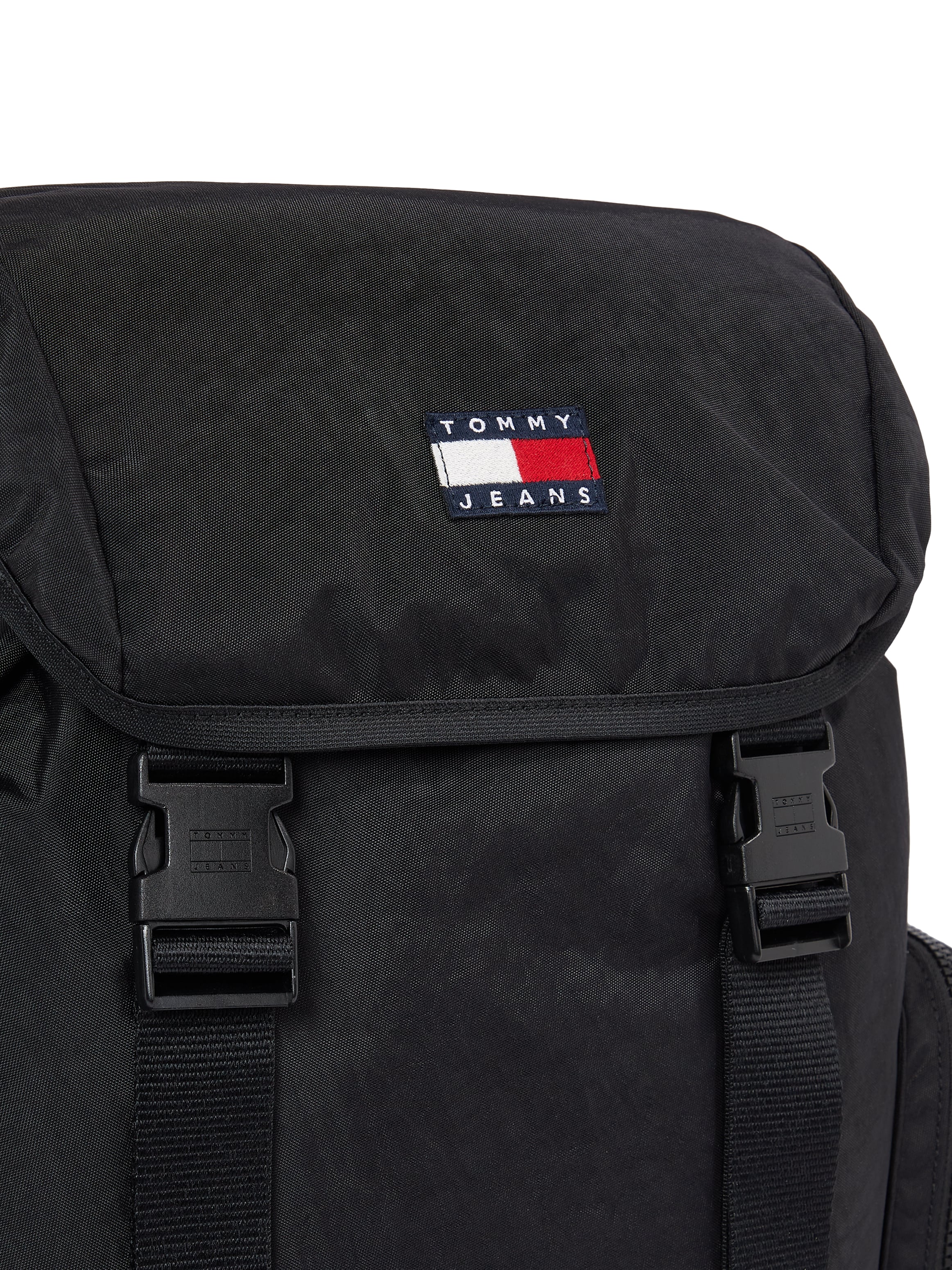 Tommy Jeans Freizeitrucksack »TJM DAILY ELEVATED FLAP BACKPACK«, Men Travelbag, Outdoor-Rucksack, Reiserucksack mit Klickverschluss