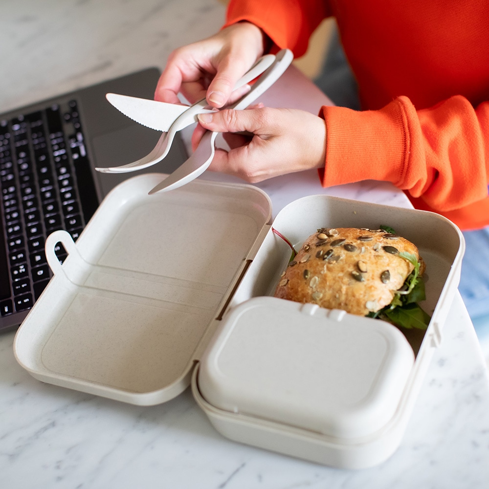 KOZIOL Lunchbox »PASCAL L Lunchbox mit Trennsteg« 1 tlg. spülmaschinengeeignet, mikrowellengeeignet