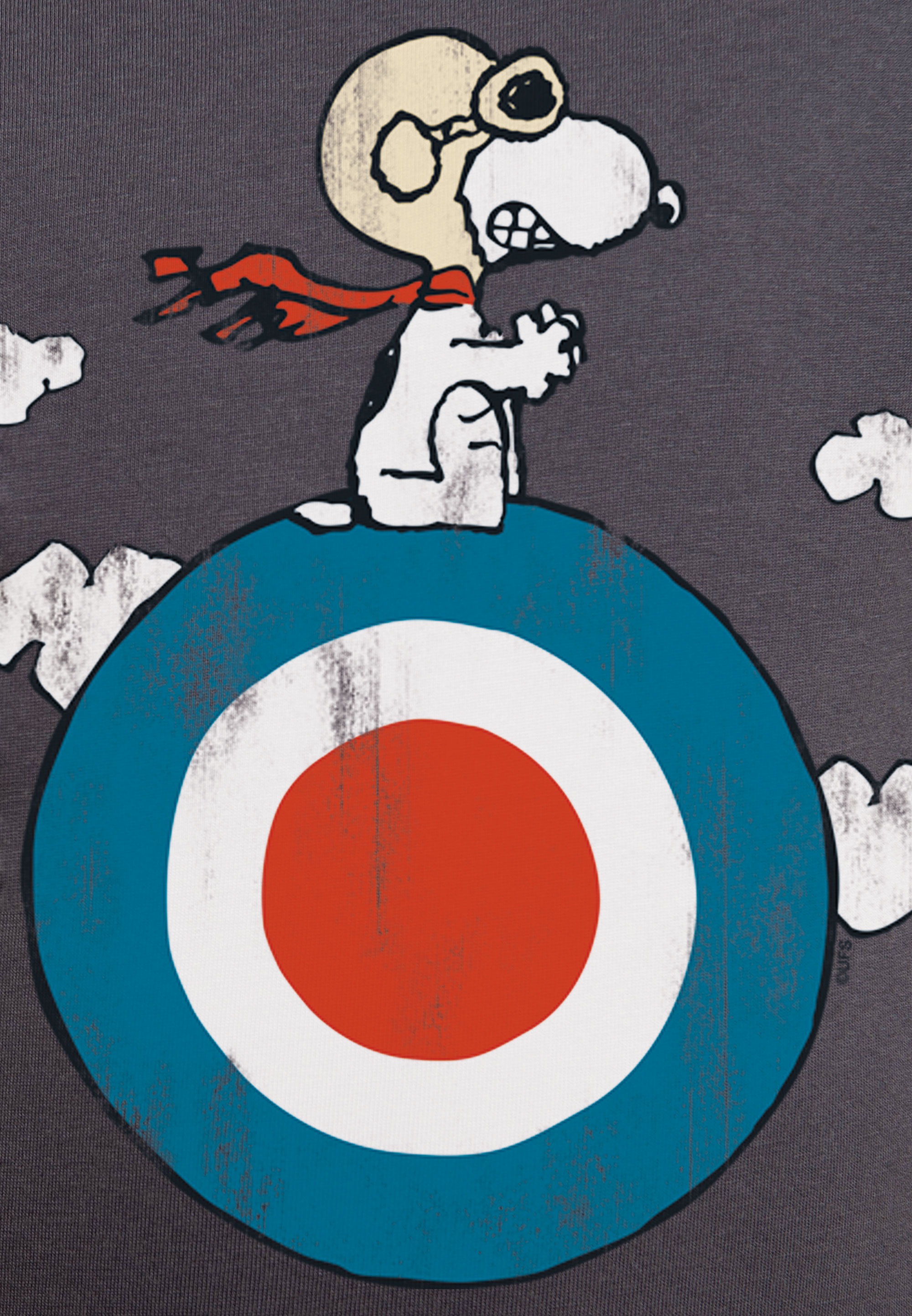 - mit ▷ für Print LOGOSHIRT BAUR lizenziertem Snoopy«, T-Shirt »Peanuts |