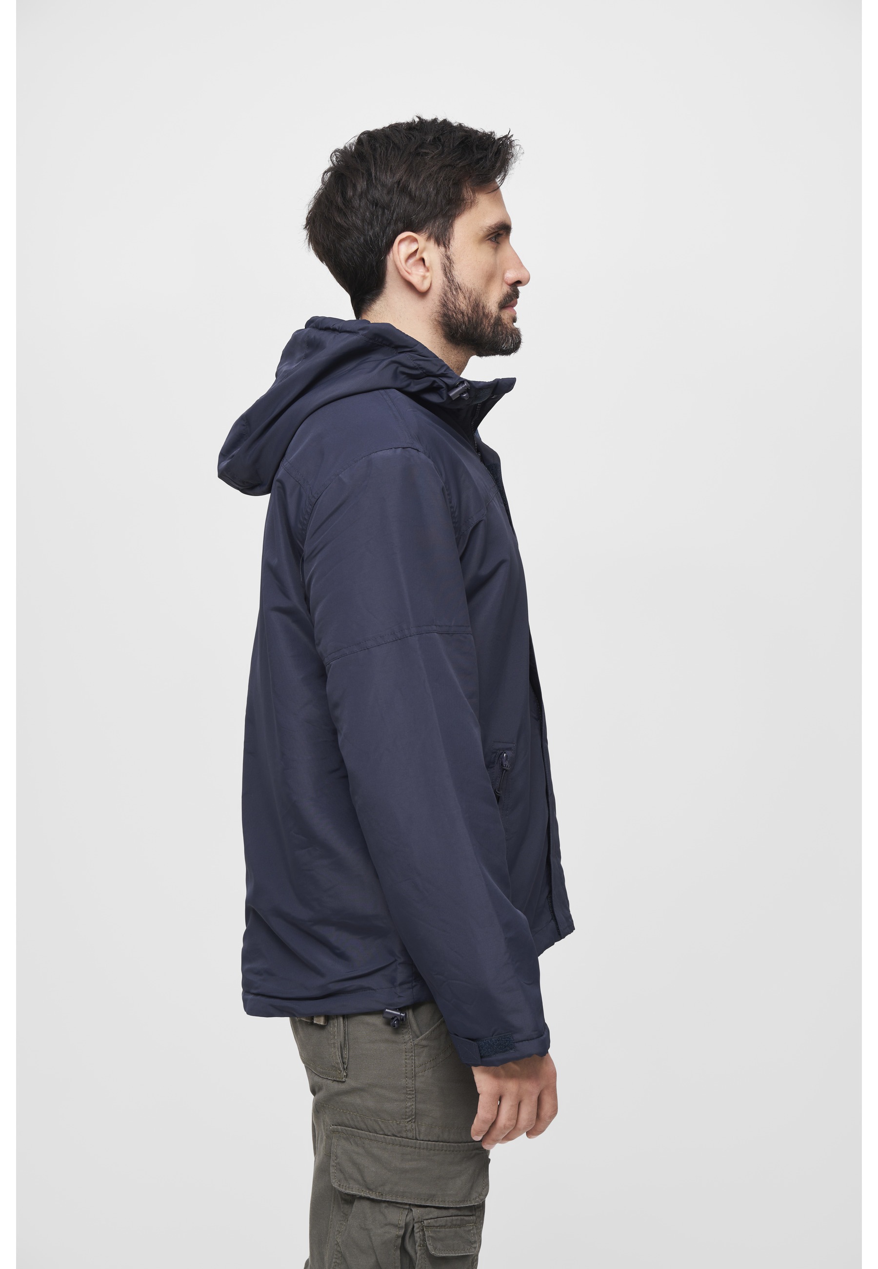 Brandit Allwetterjacke »Brandit Herren Windbreaker Frontzip« 1 Stk. tlg. mit Kapuze