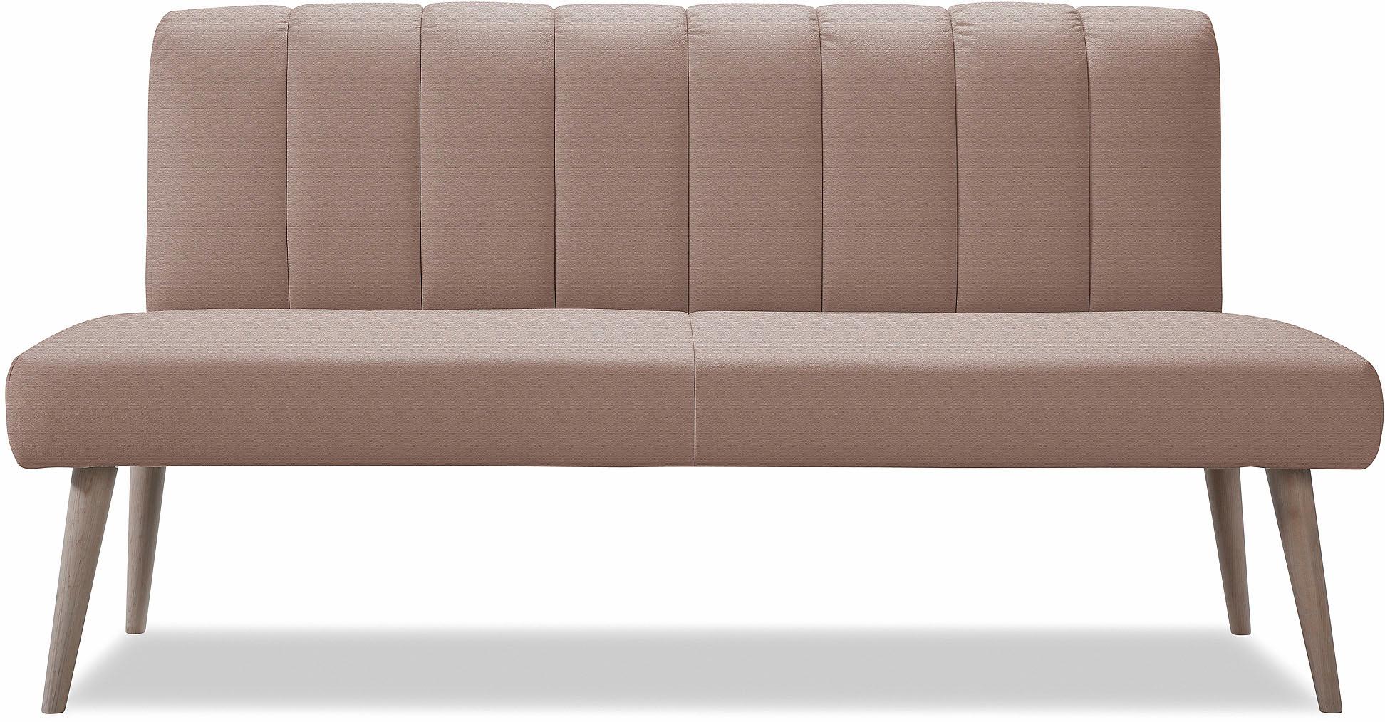 Thumbnail - exxpo - sofa fashion Sitzbank "Costa, moderne Rückensteppung, bequem und elegant, hoher Holzfuß", hochwertige Detailvera...
