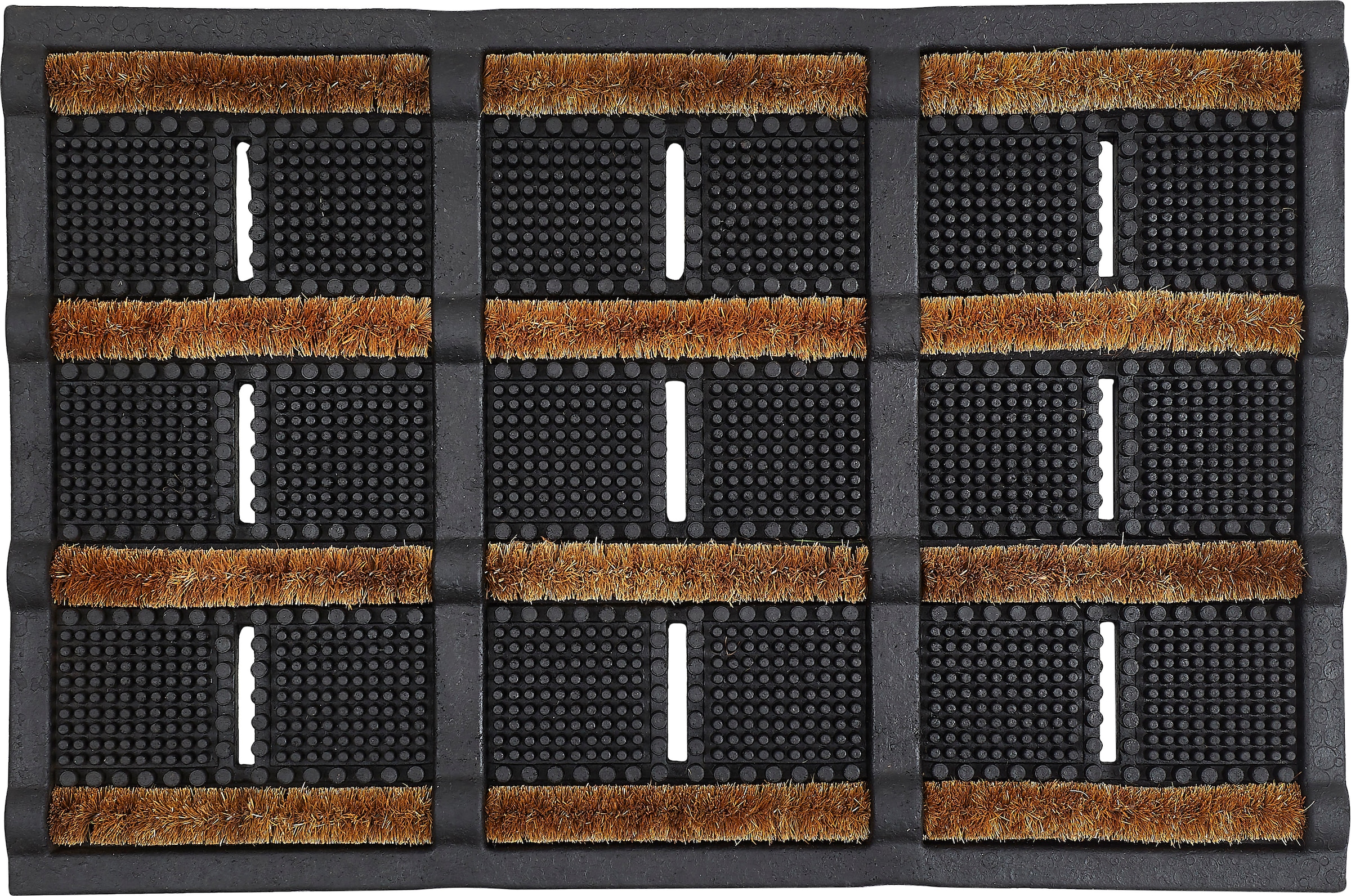 Andiamo Fußmatte »Robusta«, rechteckig, Schmutzfangmatte, mit Bürsten aus  Kokos, In- und Outdoor geeignet auf Rechnung | BAUR