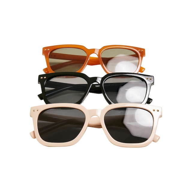URBAN CLASSICS Sonnenbrille »Unisex Sunglasses Chicago 3-Pack« online  kaufen | BAUR