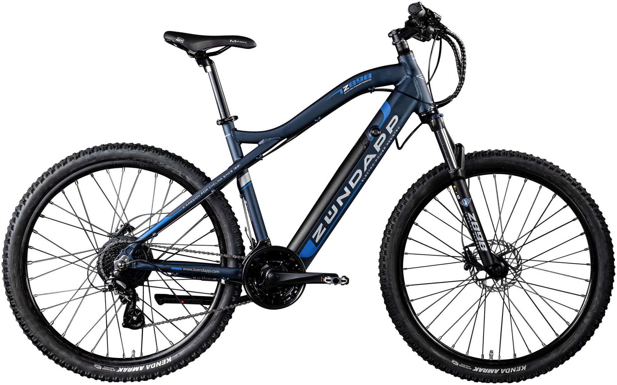 Zündapp E-Bike "Z898", 24 Gang, Heckmotor 250 W, E-Bike E Mountainbike 27,5 Zoll Pedelec 170 - 190 cm Hardtail MTB