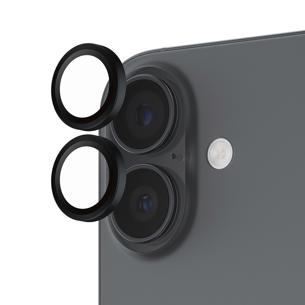 CARE by PanzerGlass Kameraschutzglas »Hoops Camera Lens Protector«, für Apple iPhone 17-Apple iPhone 16-Apple iPhone 16 Plus, Kameraschutz,Linsenschutz,Objektivschutz, kratz- & stoßfest