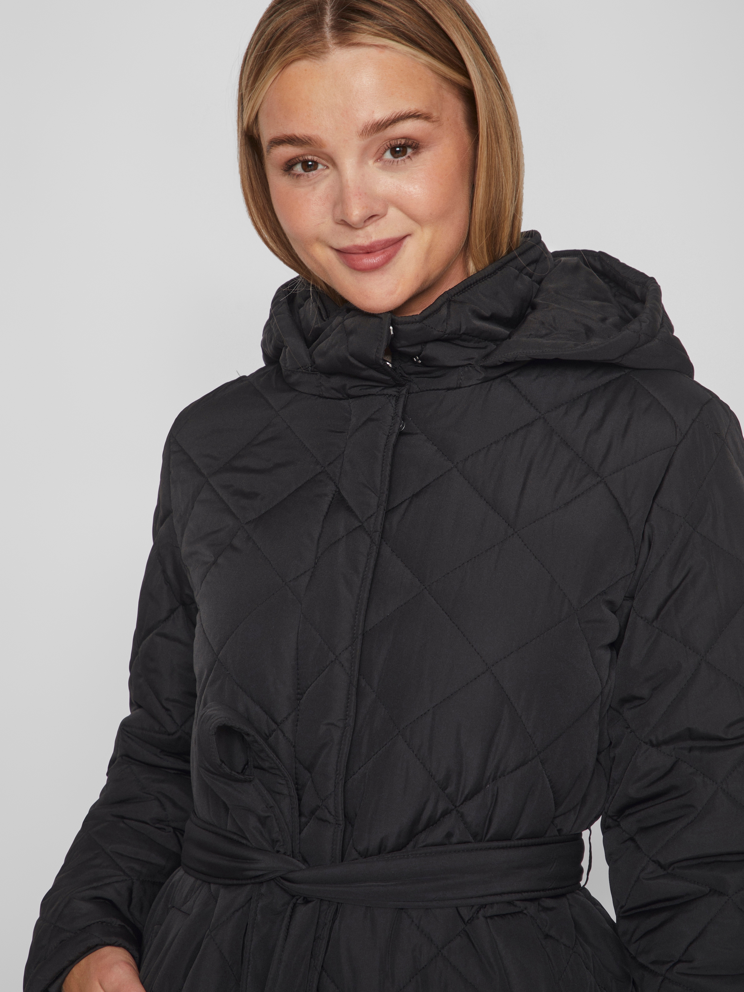 Vila Fellimitatmantel »VIKANTE QUILTED L/S COAT - NOOS«