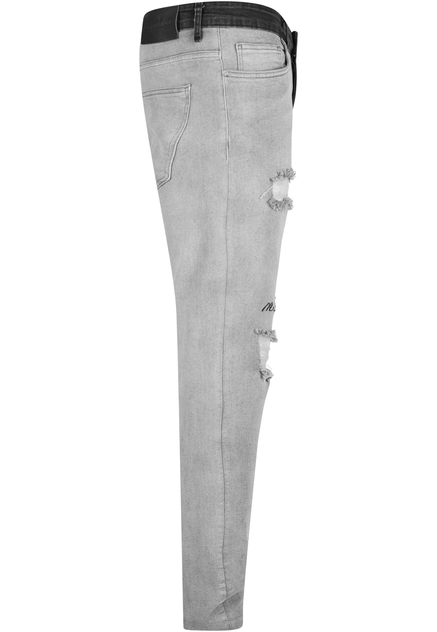 2Y Studios Bequeme Jeans »2Y Studios Herren 2Y Skinny Fit Destroyed Jeans«