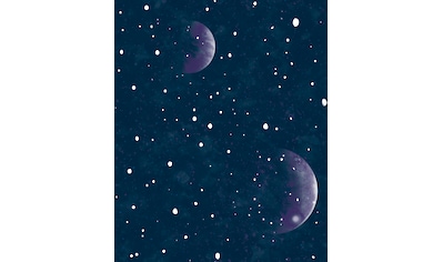 Art for the home Papiertapete »Planeten Blau«, Leuchtet im Dunkeln - 10mx53cm kaufen