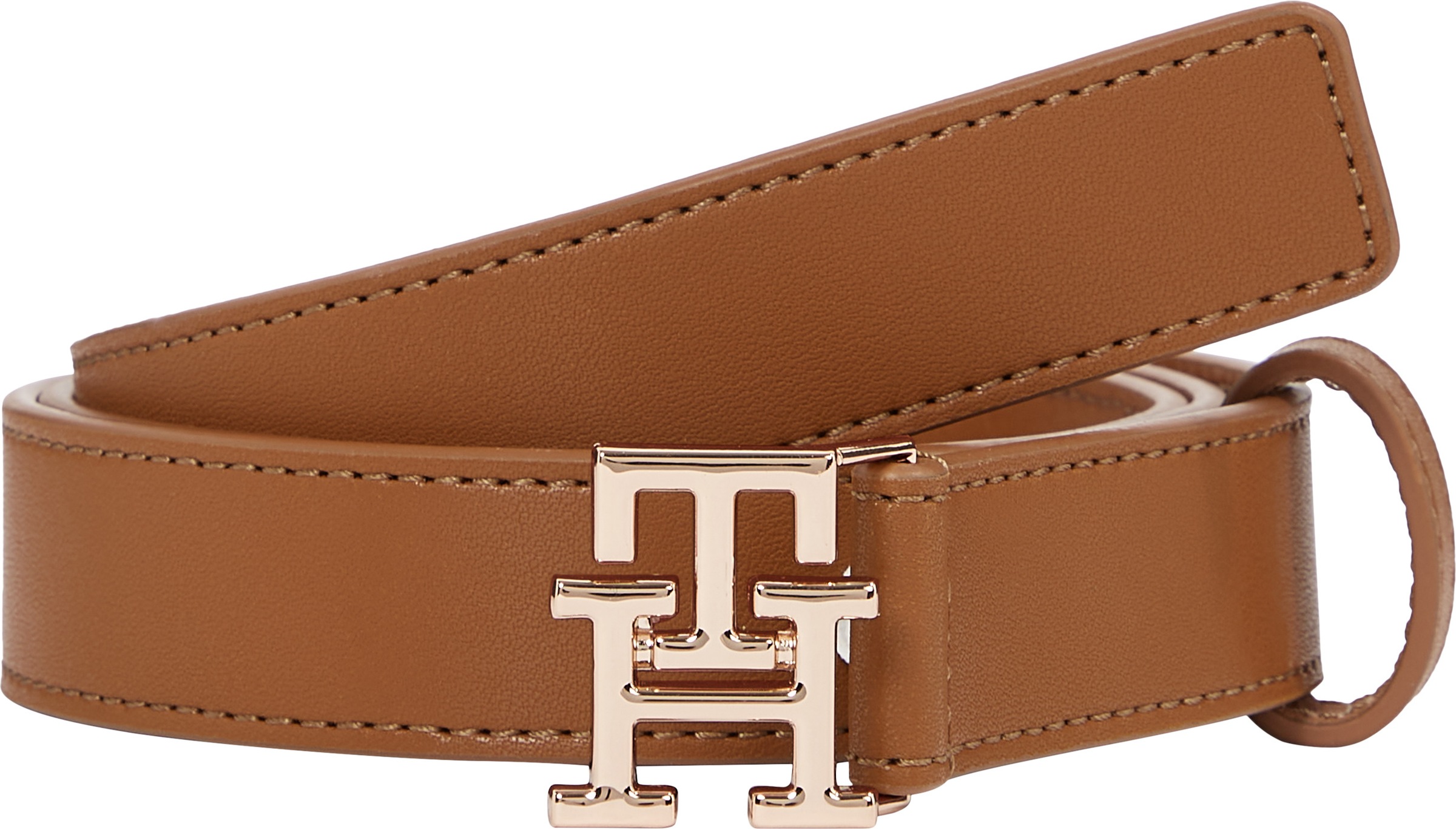 Tommy Hilfiger Ledergürtel "TH MODERN 2.5 cm breit" Größenverstelbar günstig online kaufen