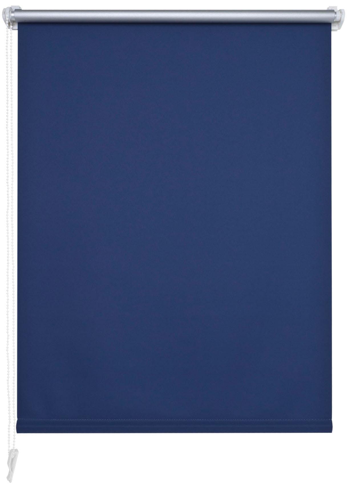 Seitenzugrollo LIEDECO, B:100cm H:150cm, blau, Polyester, Rollos