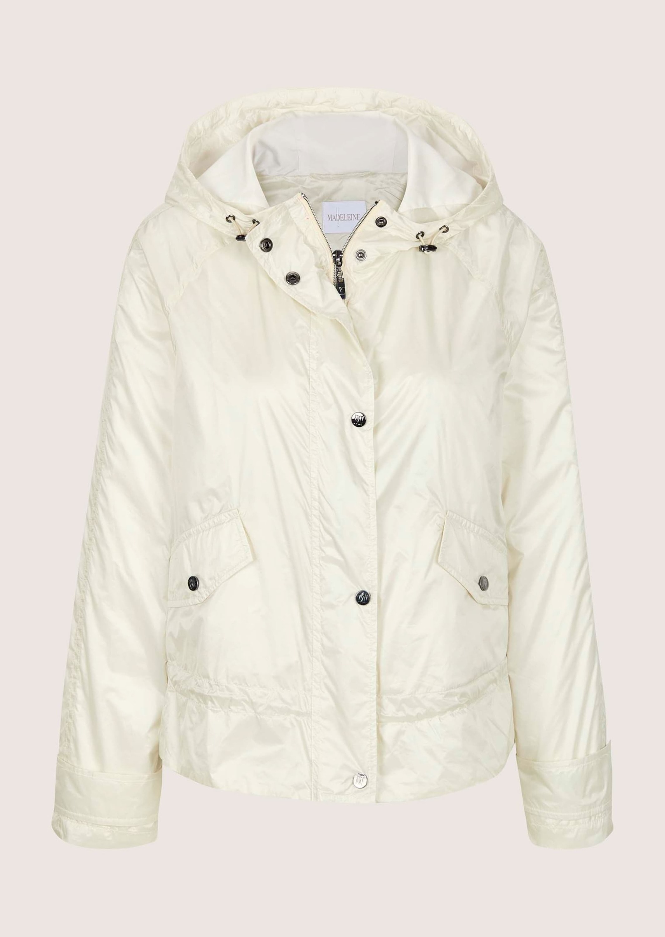 MADELEINE Kurzjacke "Jacke Outdoorjacke mit Kapuze, Raglanärmel"