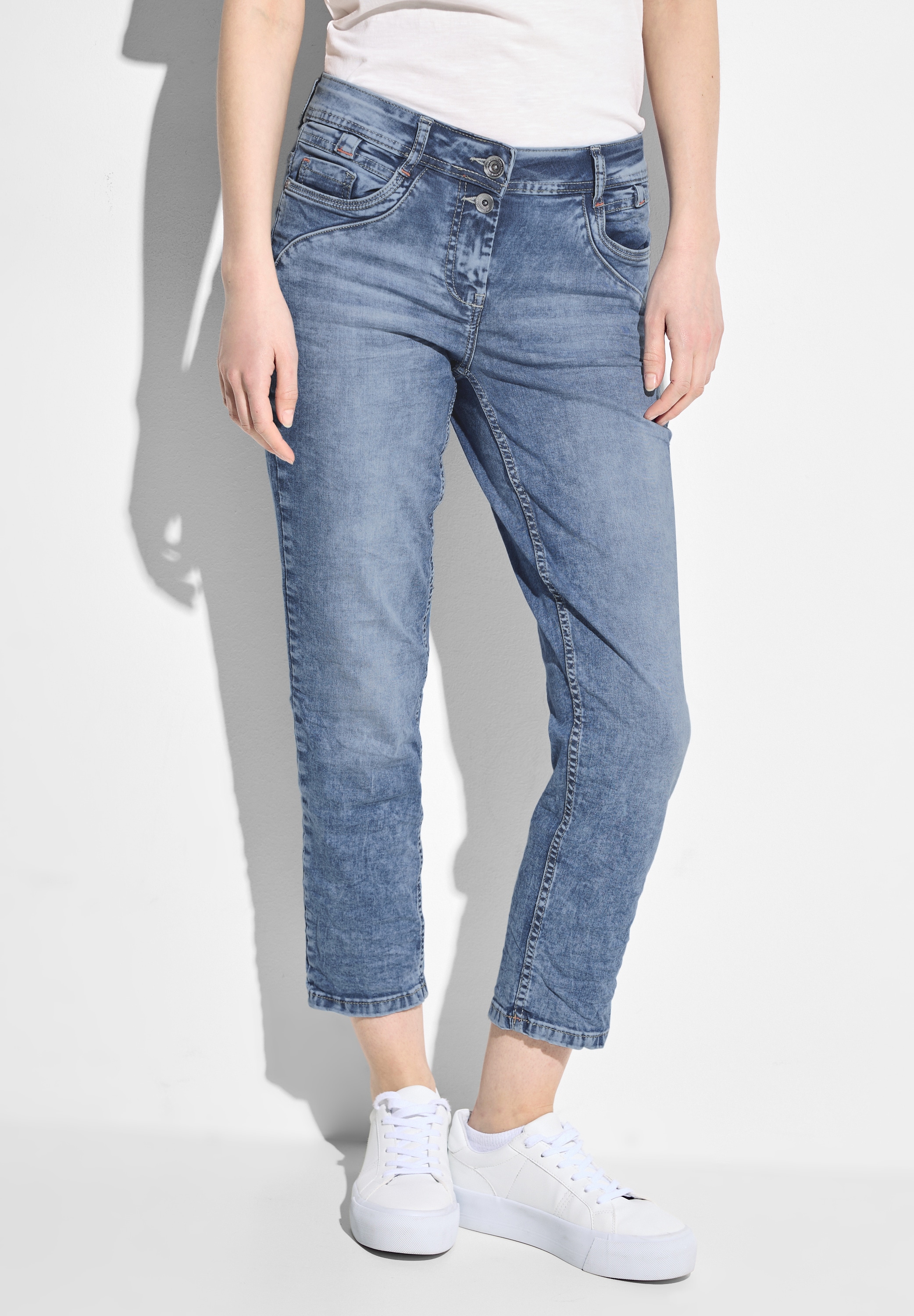 Cecil Gerade Jeans, Middle Waist