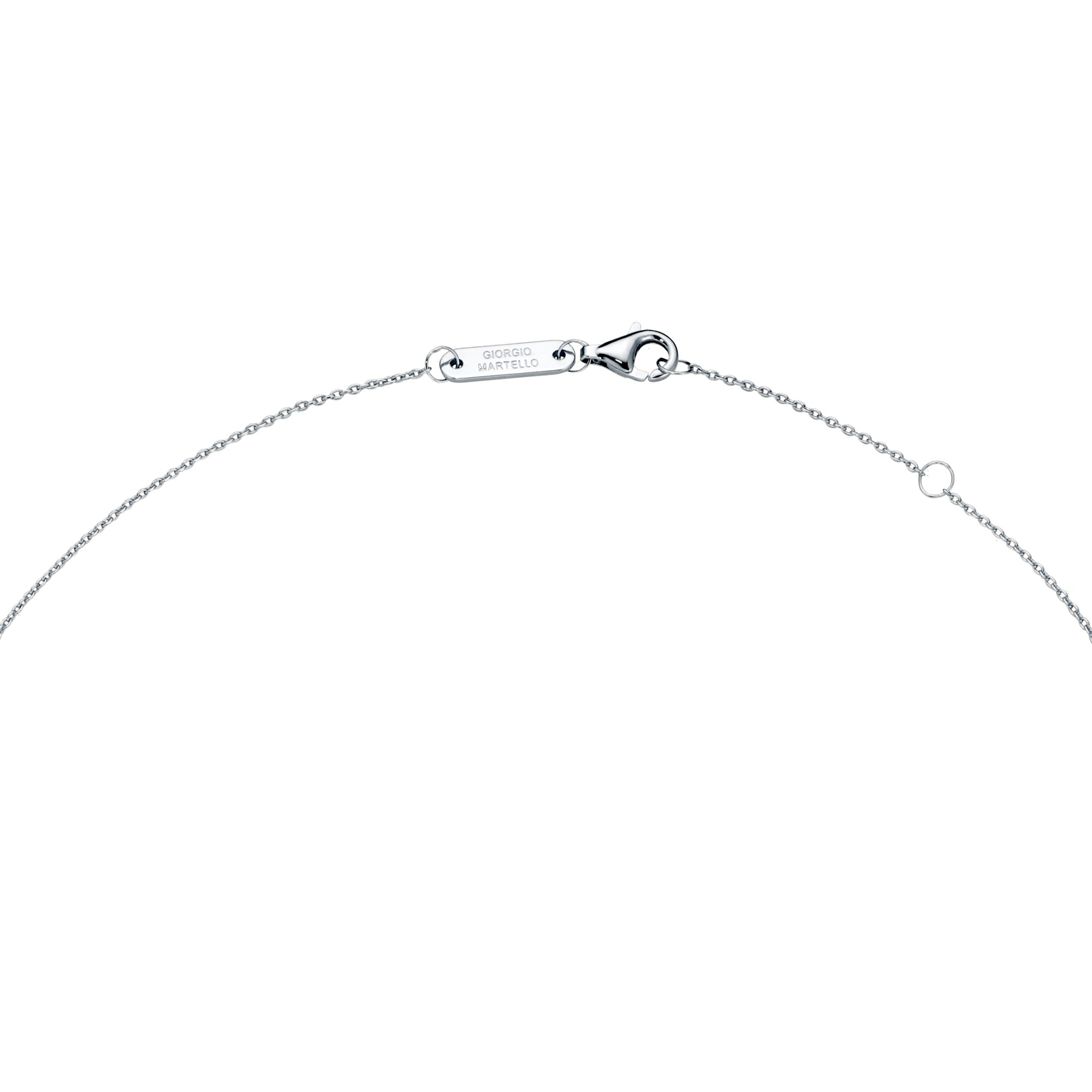 GIORGIO MARTELLO MILANO Collier »Mittelteil U-förmig mit Zirkonia, Silber 925«
